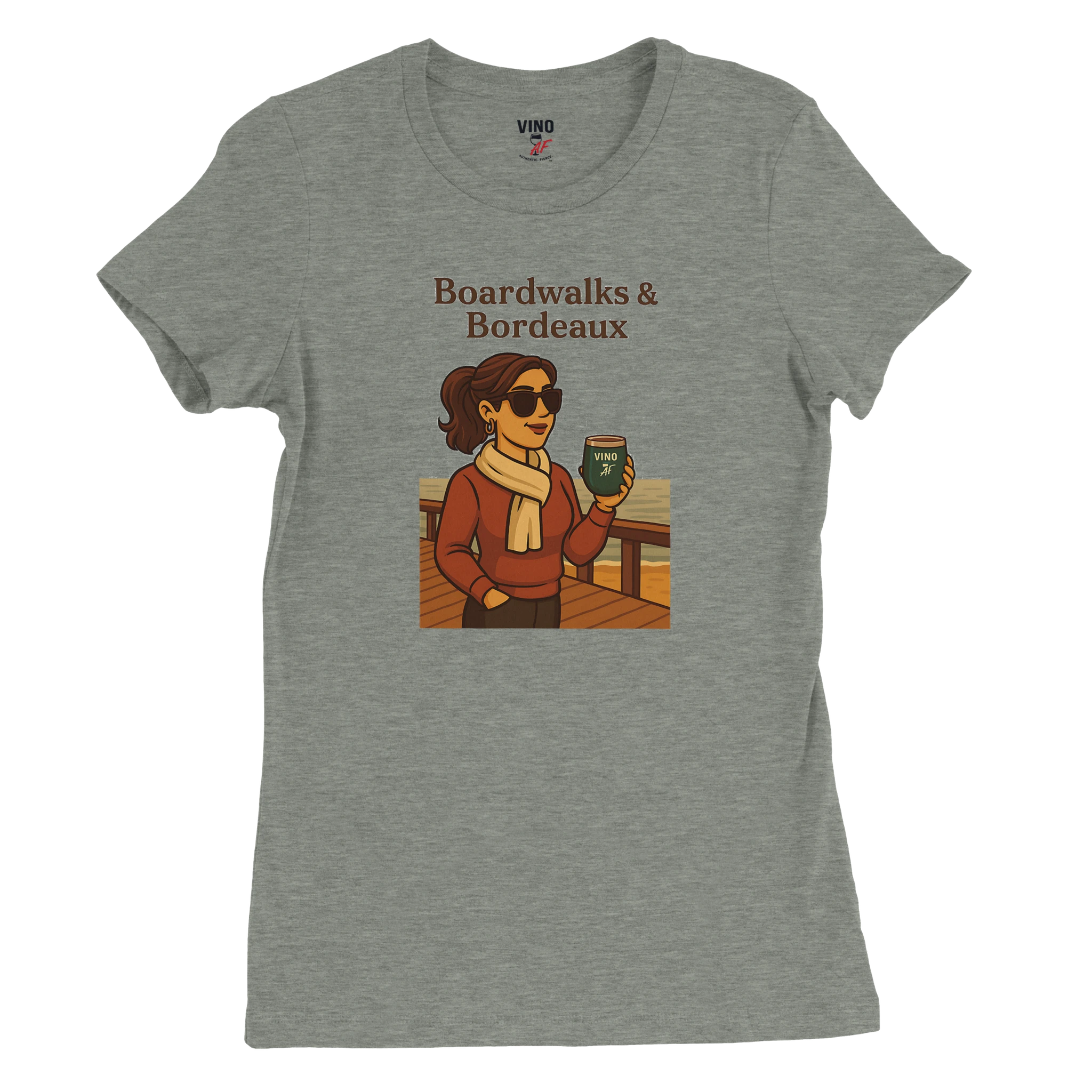 Cozy wine night tee for women who snack, sip, and skip the drama. Comfy vibes, bougie energy.