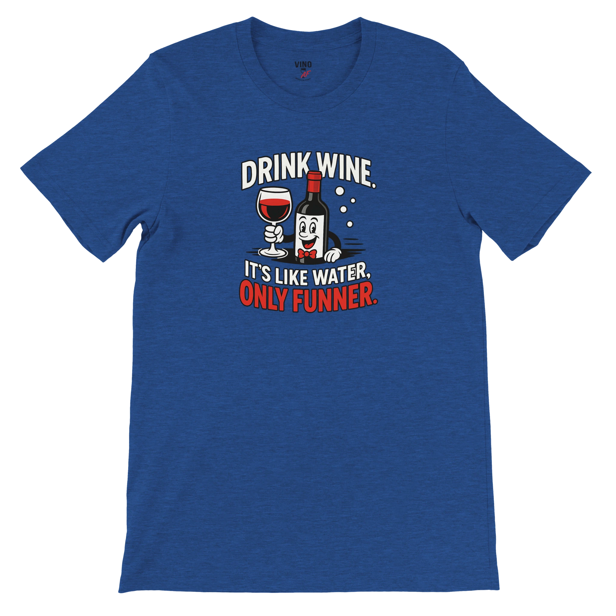 Retro sarcasm wine shirt â unfiltered and proud