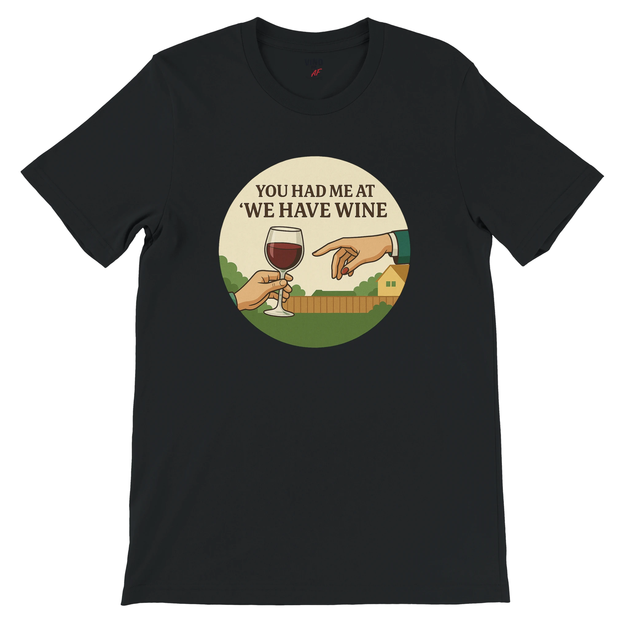 Retro sarcasm wine shirt – unfiltered and proud