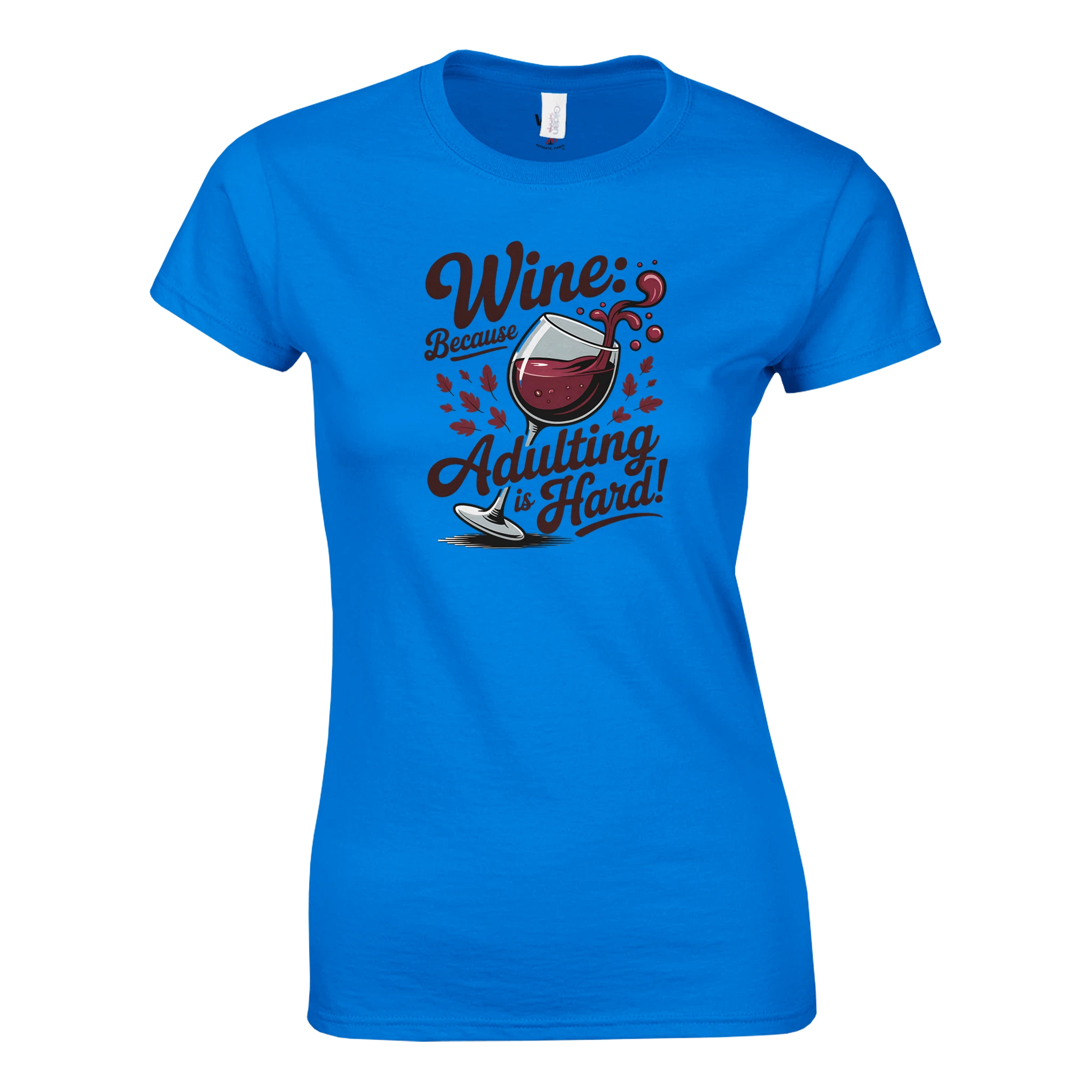 Cozy wine night tee for women who snack, sip, and skip the drama. Comfy vibes, bougie energy.