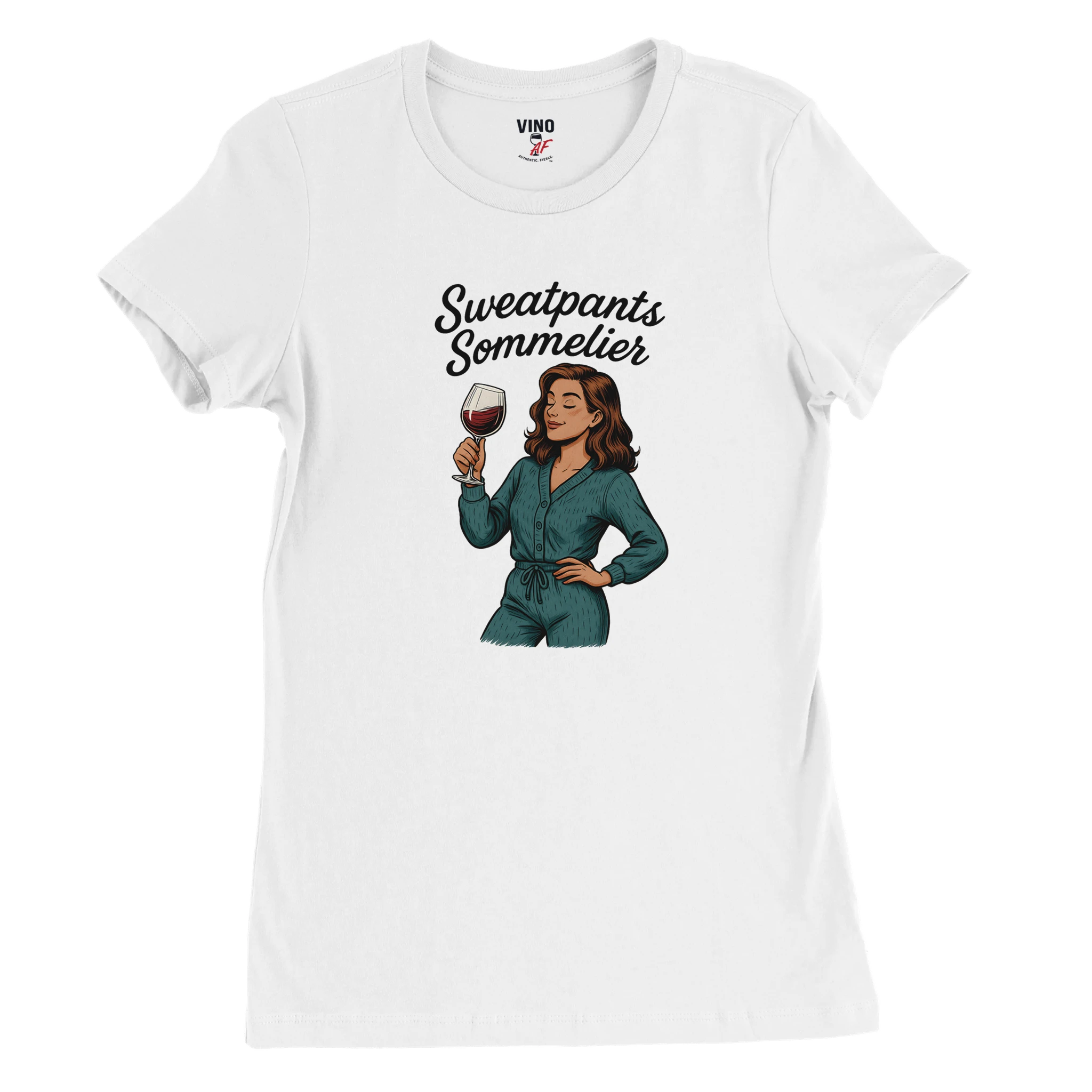 Cozy wine night tee for women who snack, sip, and skip the drama. Comfy vibes, bougie energy.