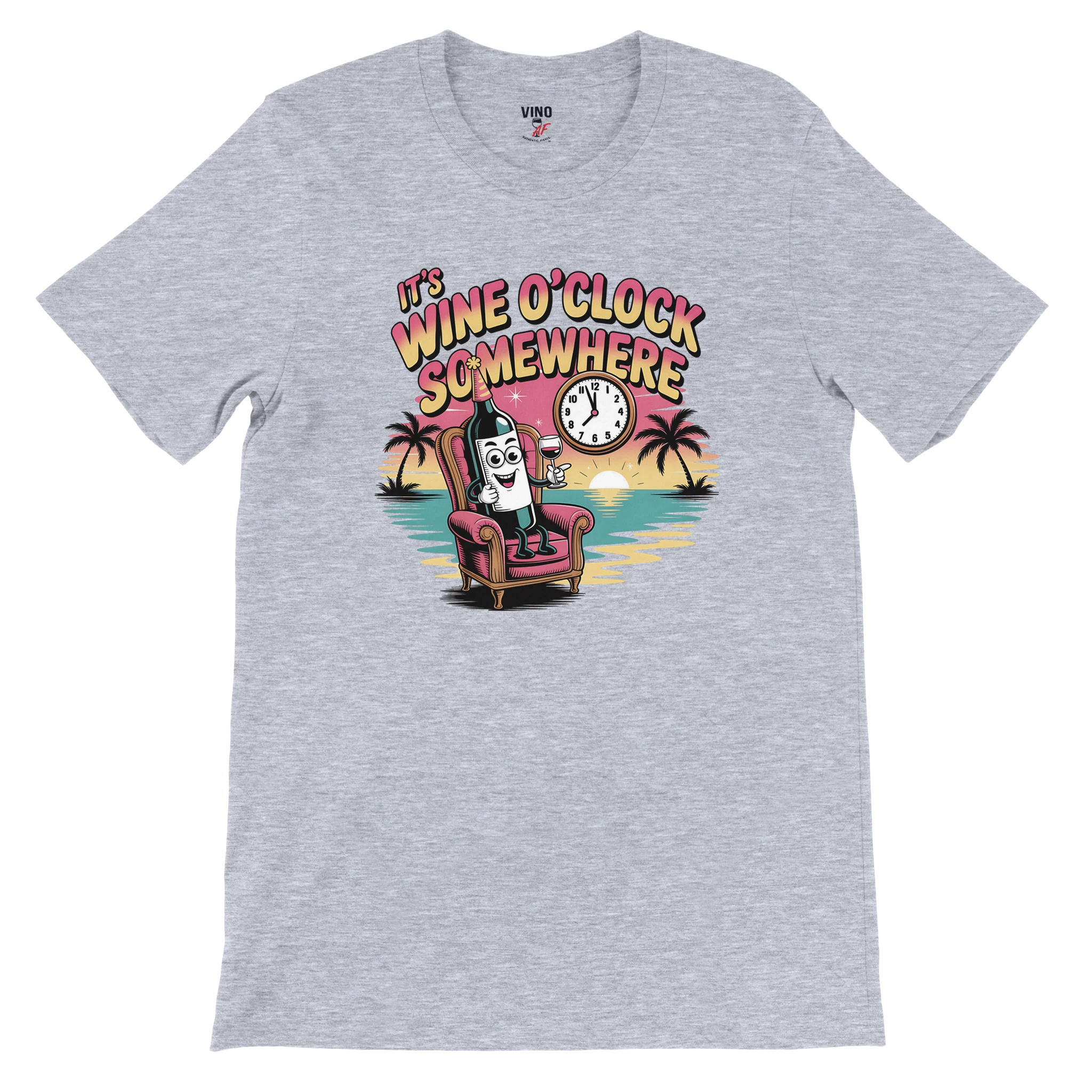 Retro sarcasm wine shirt – unfiltered and proud