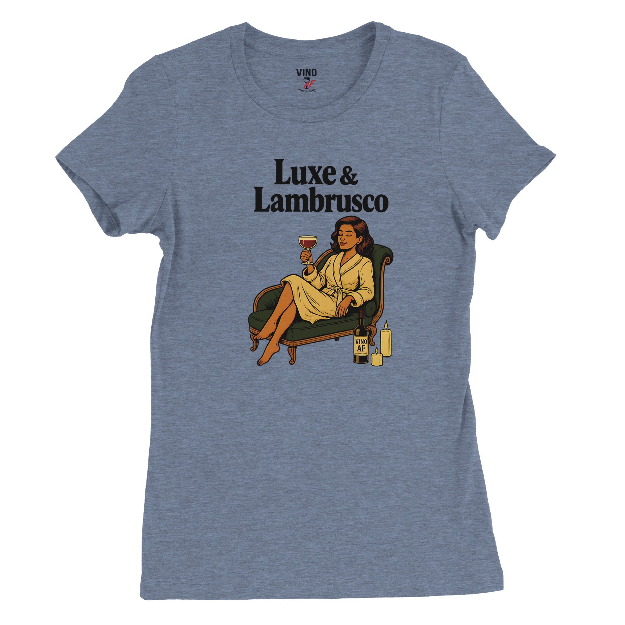 Cozy wine night tee for women who snack, sip, and skip the drama. Comfy vibes, bougie energy.