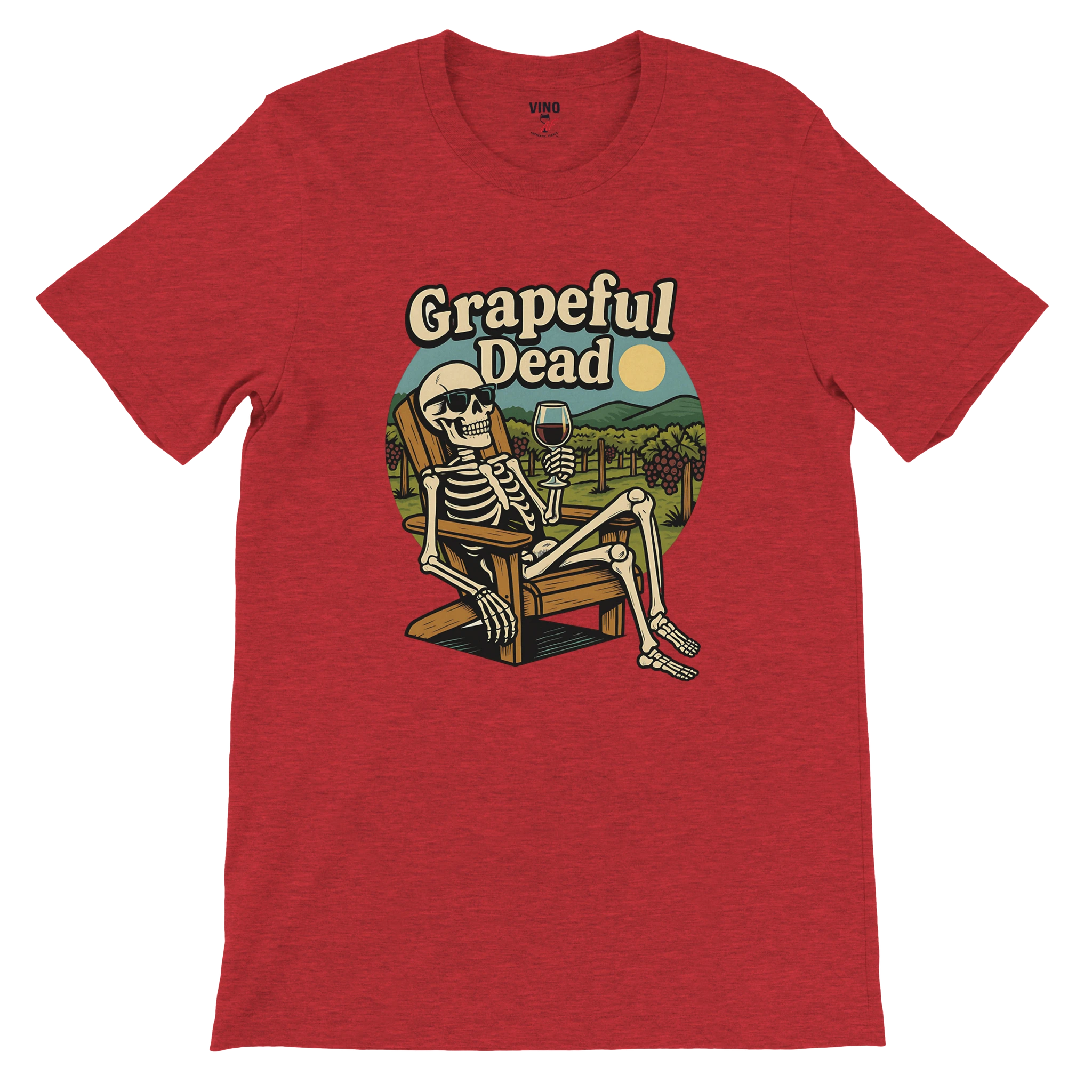 Retro sarcasm wine shirt – unfiltered and proud