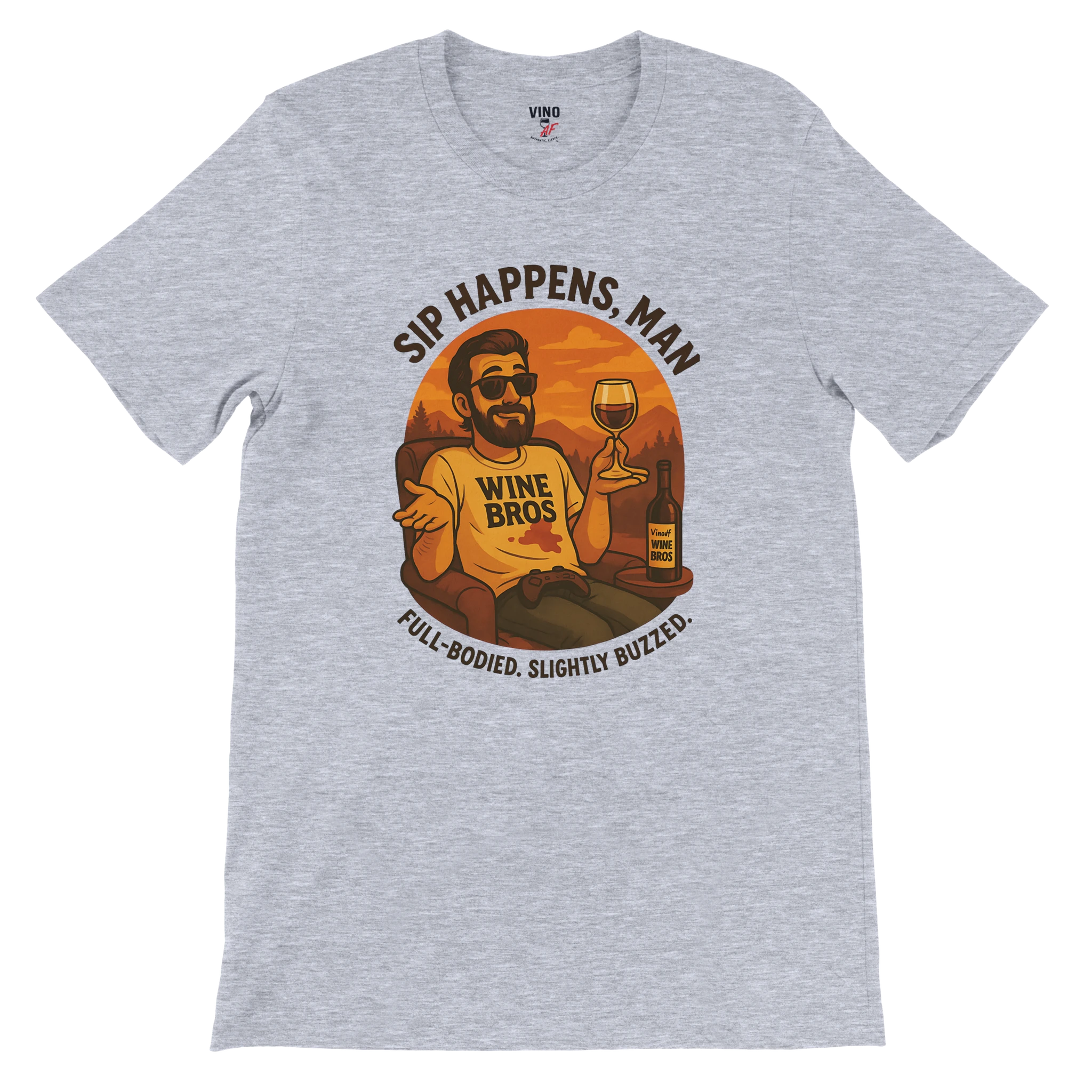 Wine Bros Collection shirt – full-bodied humor for bros