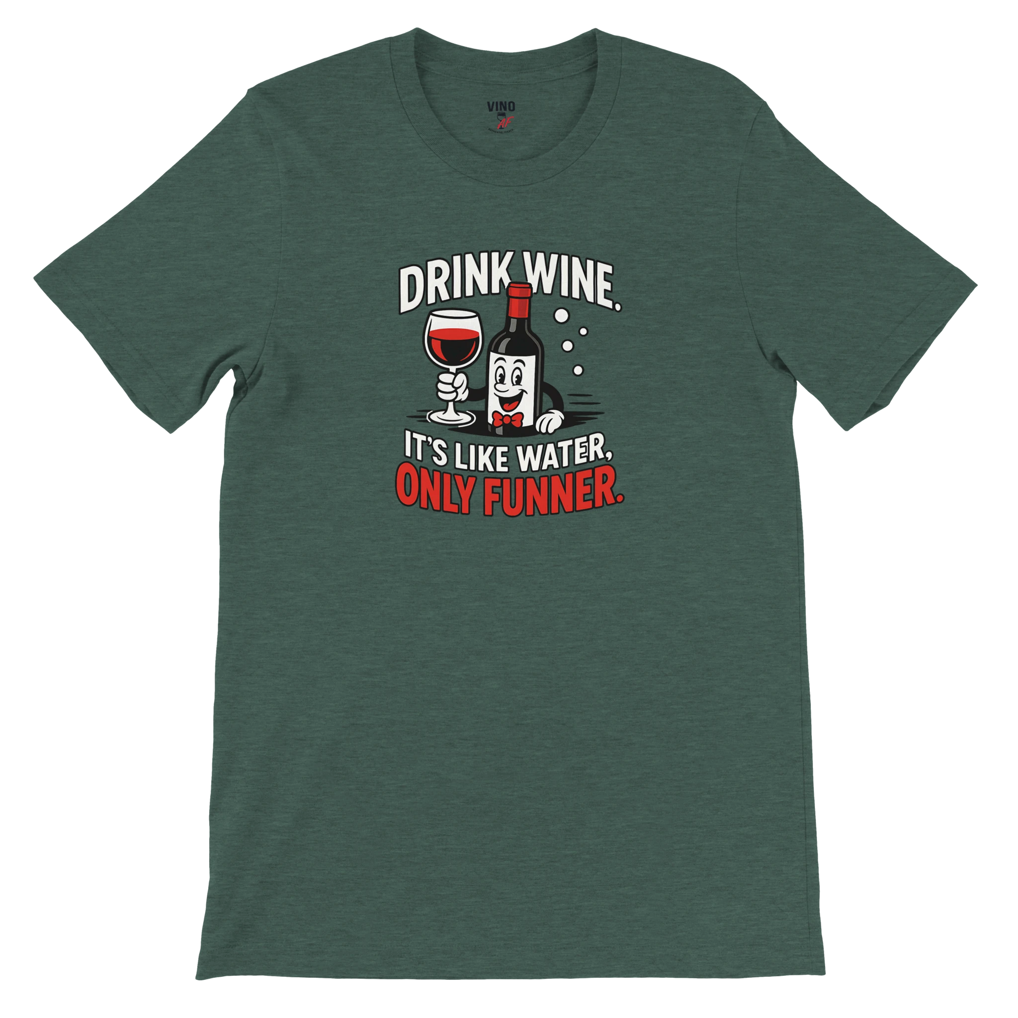 Retro sarcasm wine shirt â unfiltered and proud