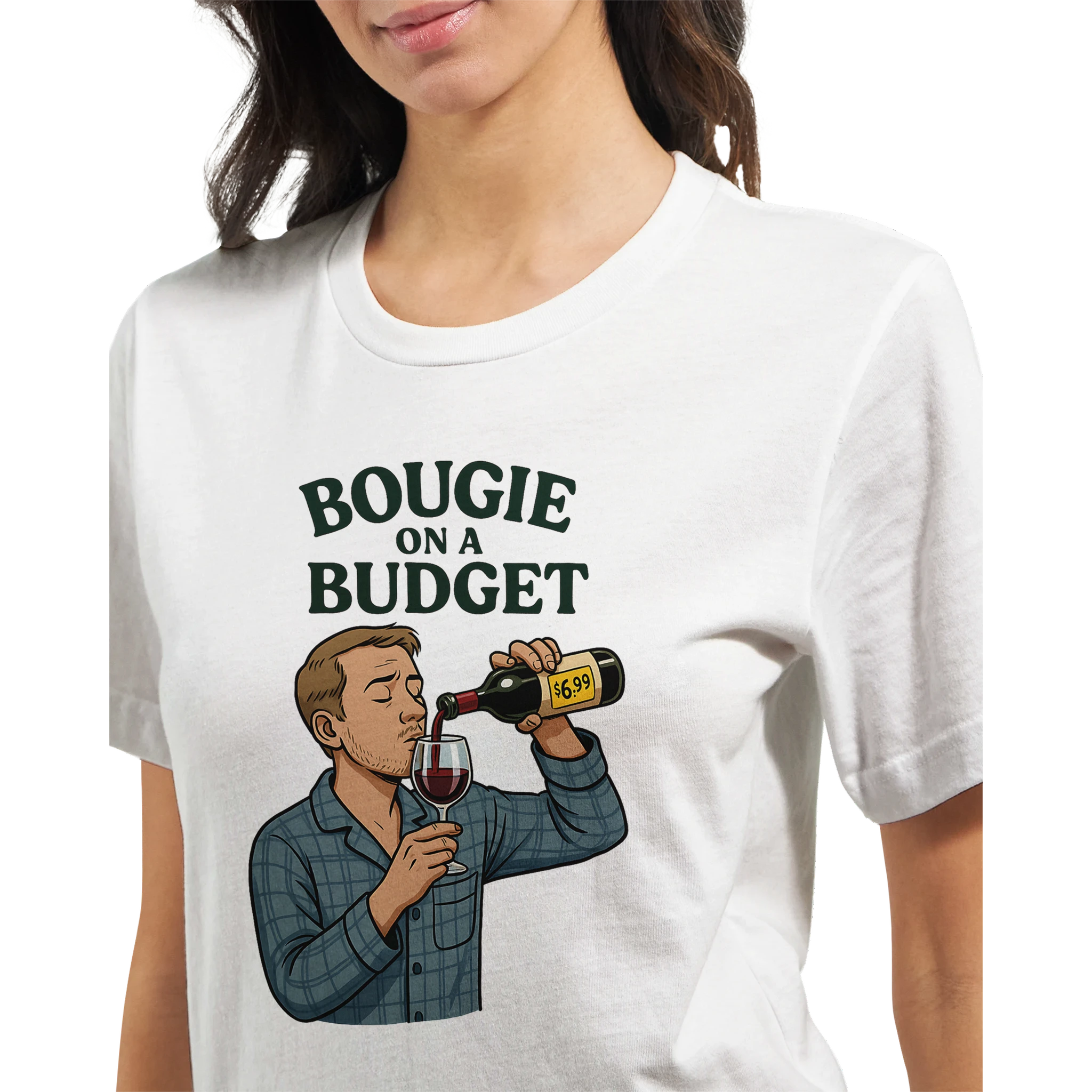 Retro sarcasm wine shirt – unfiltered and proud