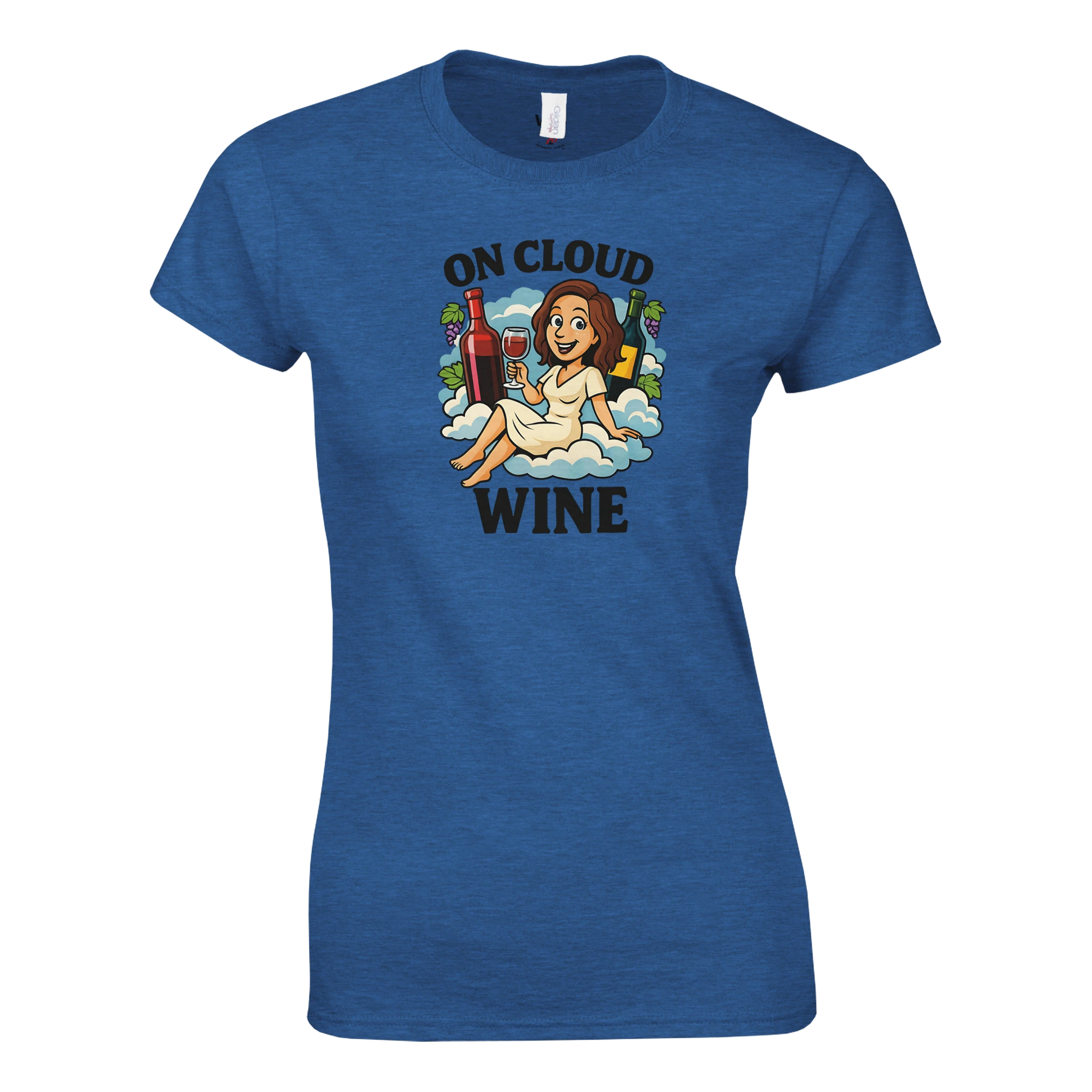 Cozy wine night tee for women who snack, sip, and skip the drama. Comfy vibes, bougie energy.