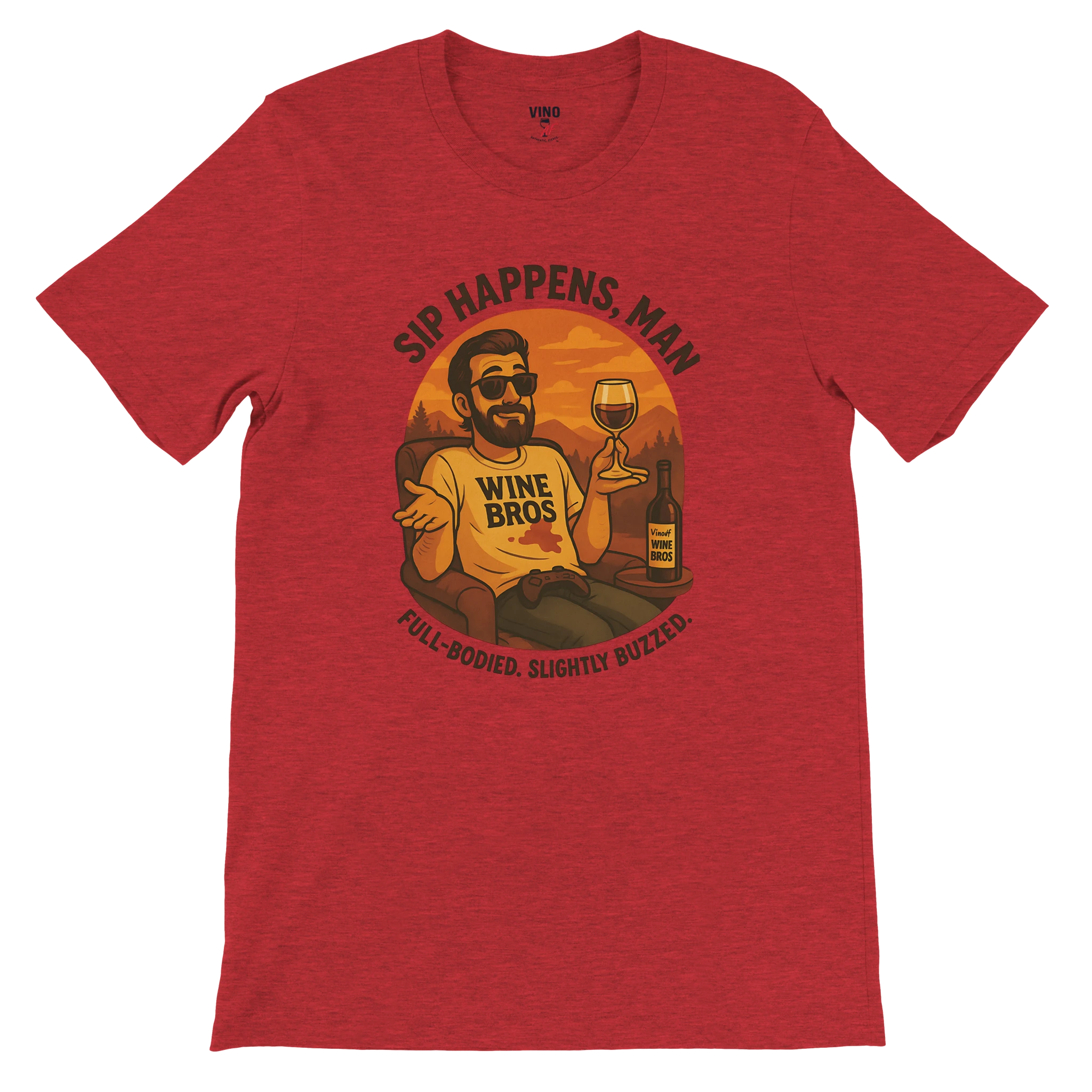 Wine Bros Collection shirt – full-bodied humor for bros