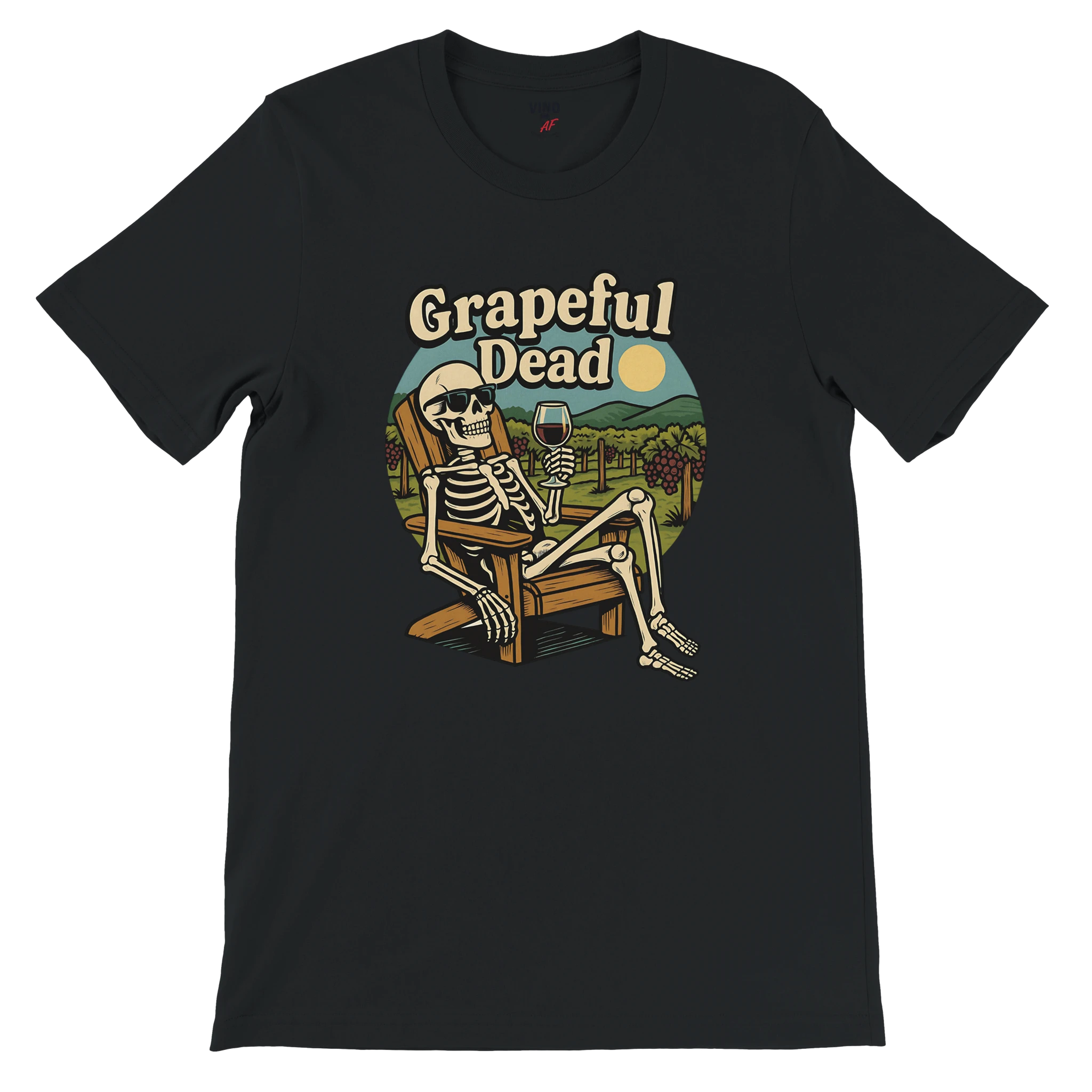 Retro sarcasm wine shirt – unfiltered and proud