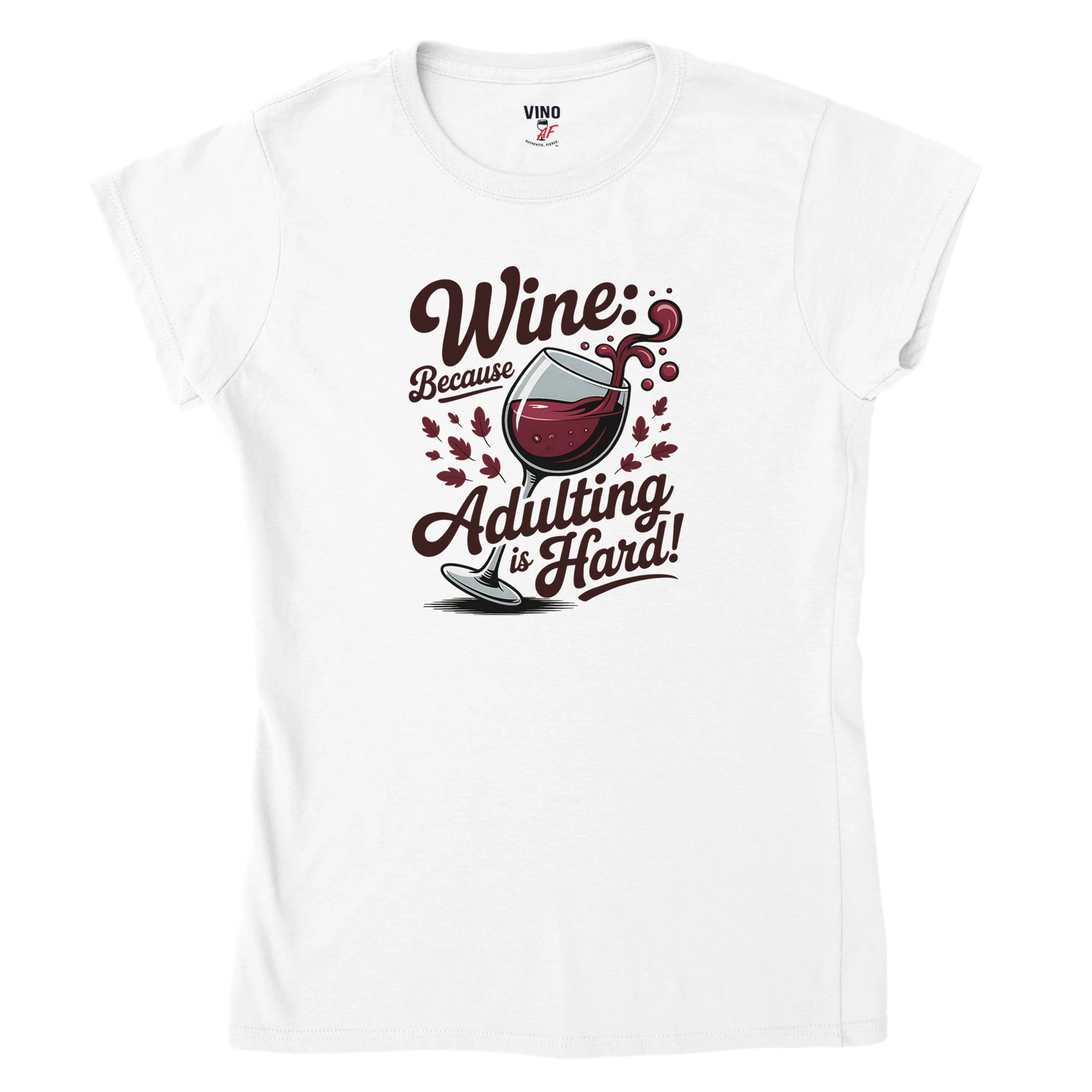 Cozy wine night tee for women who snack, sip, and skip the drama. Comfy vibes, bougie energy.