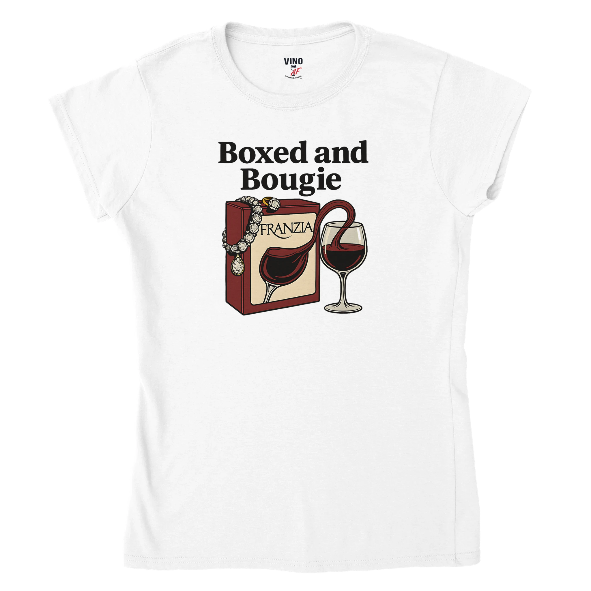 Cozy wine night tee for women who snack, sip, and skip the drama. Comfy vibes, bougie energy.