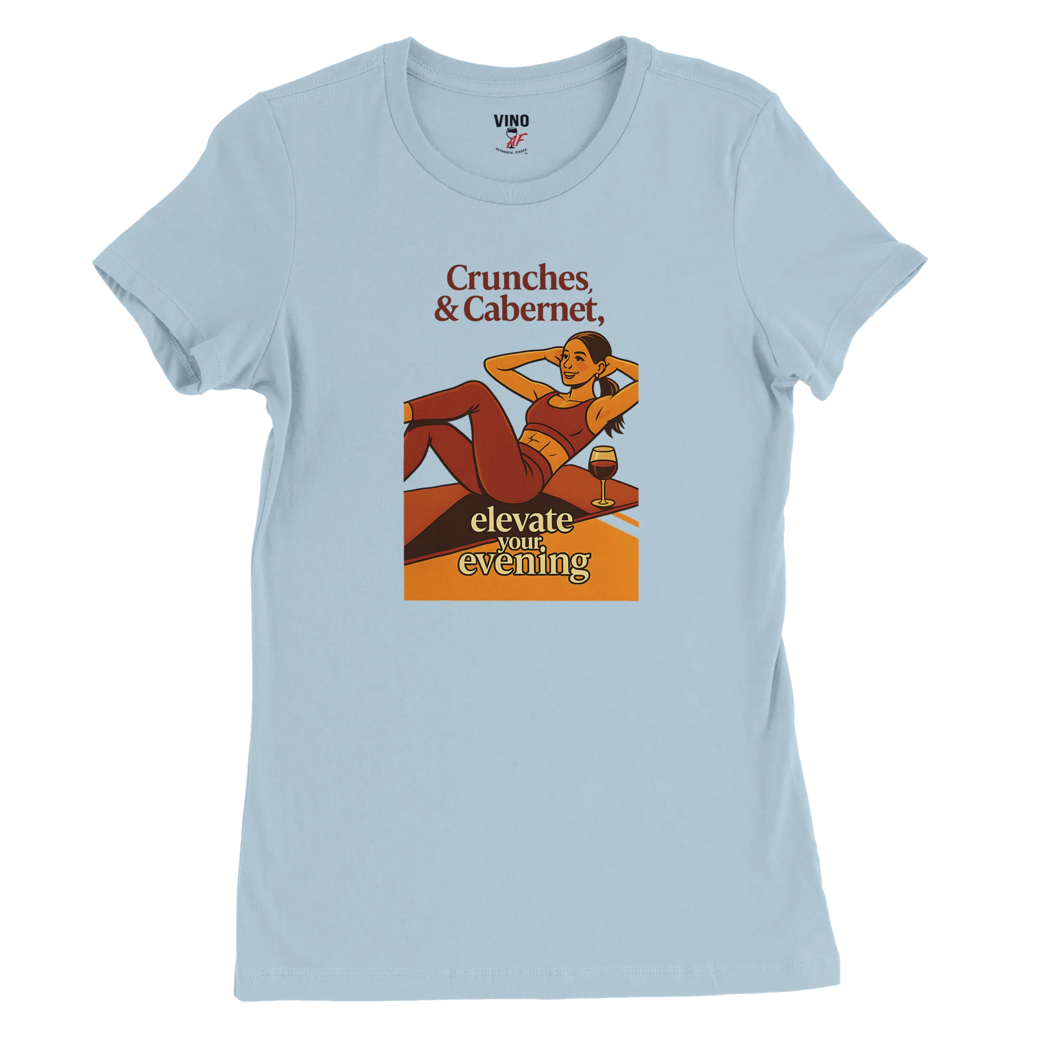 Cozy wine night tee for women who snack, sip, and skip the drama. Comfy vibes, bougie energy.