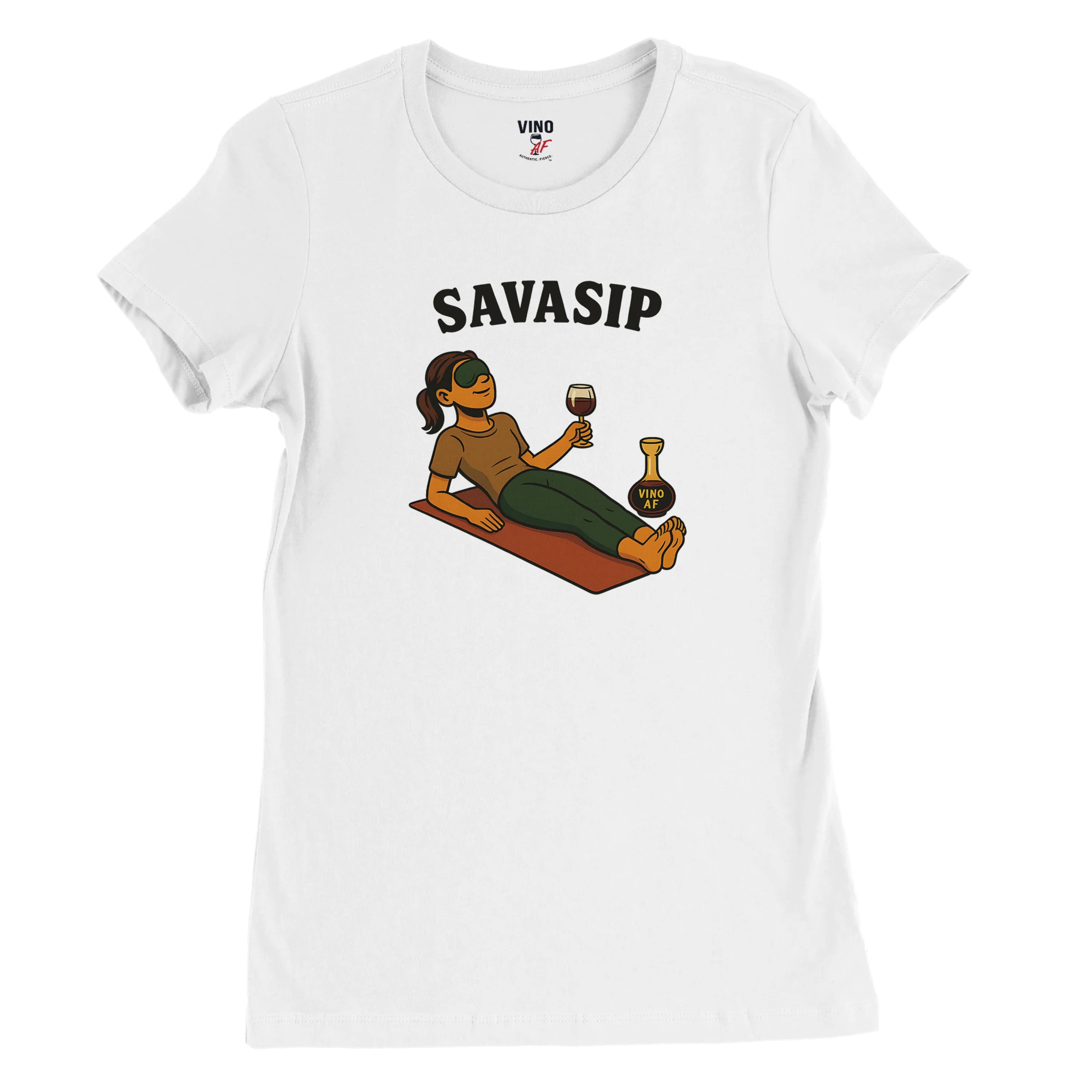 Cozy wine night tee for women who snack, sip, and skip the drama. Comfy vibes, bougie energy.