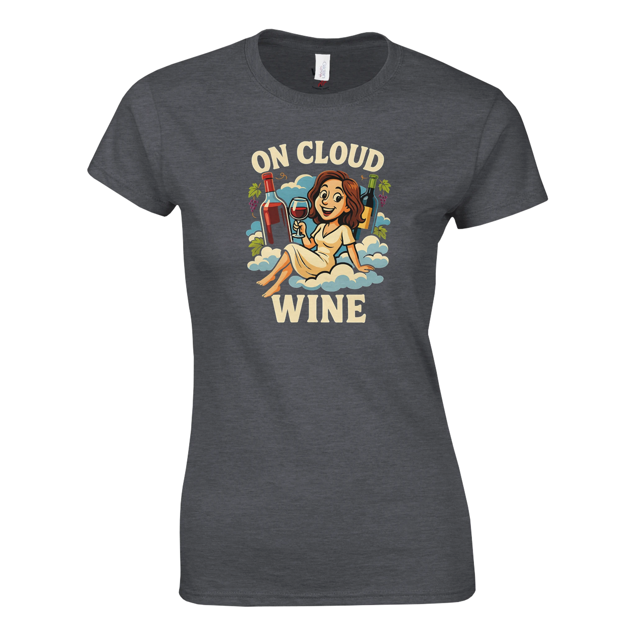 Cozy wine night tee for women who snack, sip, and skip the drama. Comfy vibes, bougie energy.