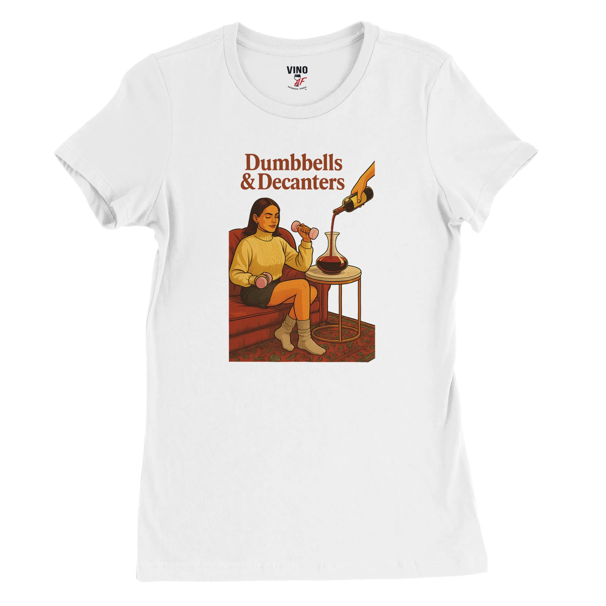 Cozy wine night tee for women who snack, sip, and skip the drama. Comfy vibes, bougie energy.