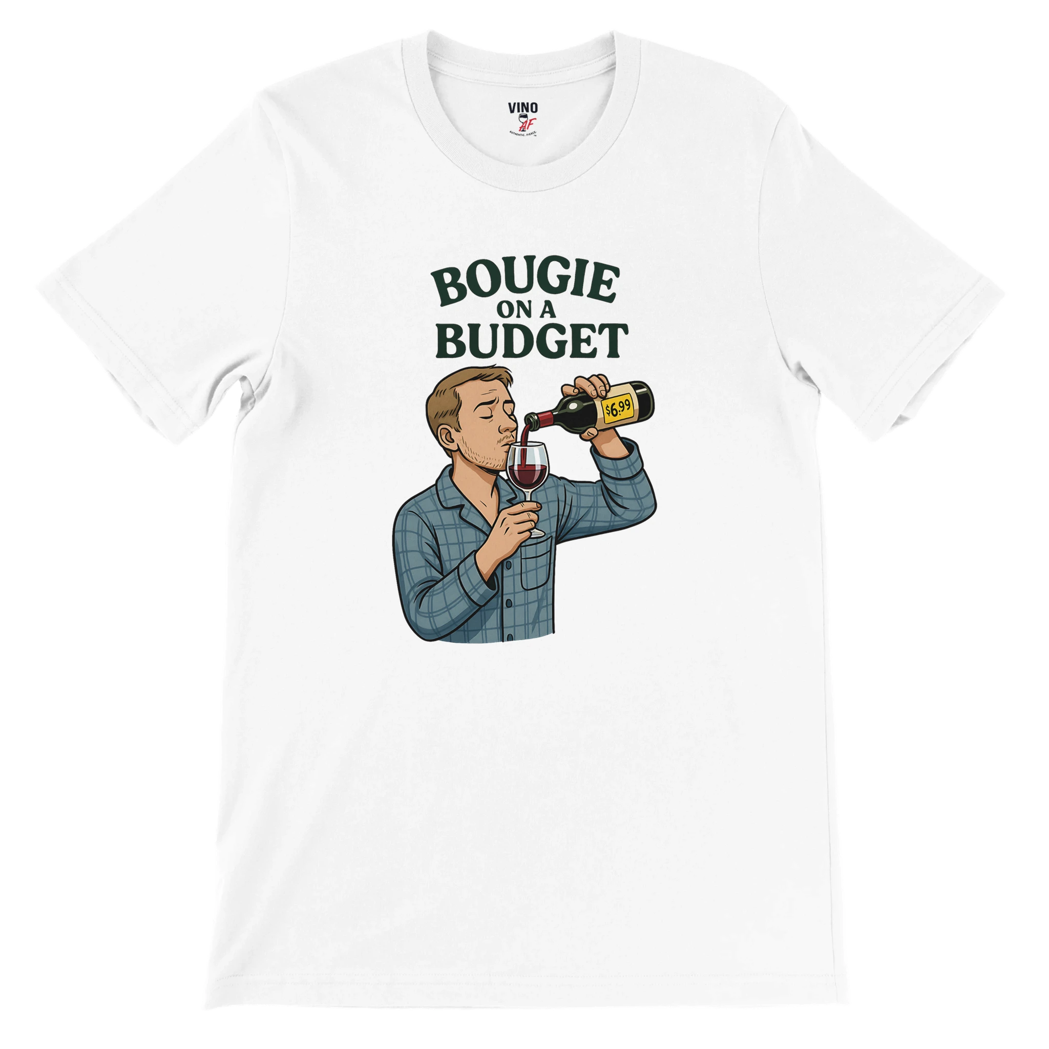 Retro sarcasm wine shirt – unfiltered and proud