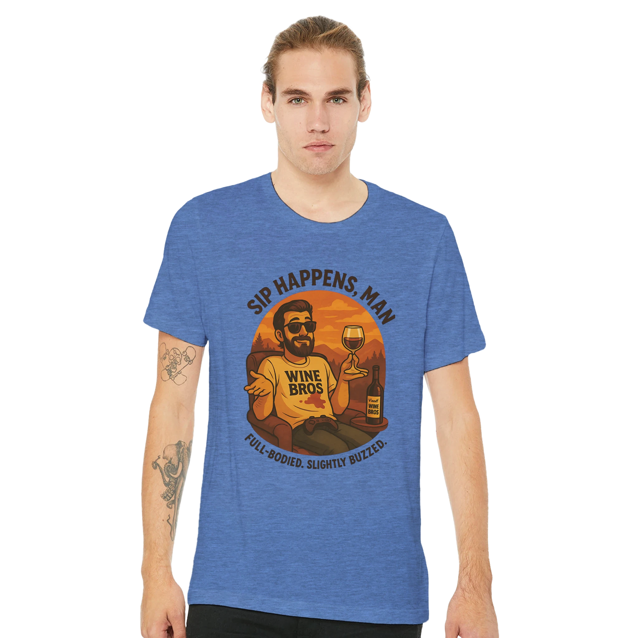 Wine Bros Collection shirt – full-bodied humor for bros