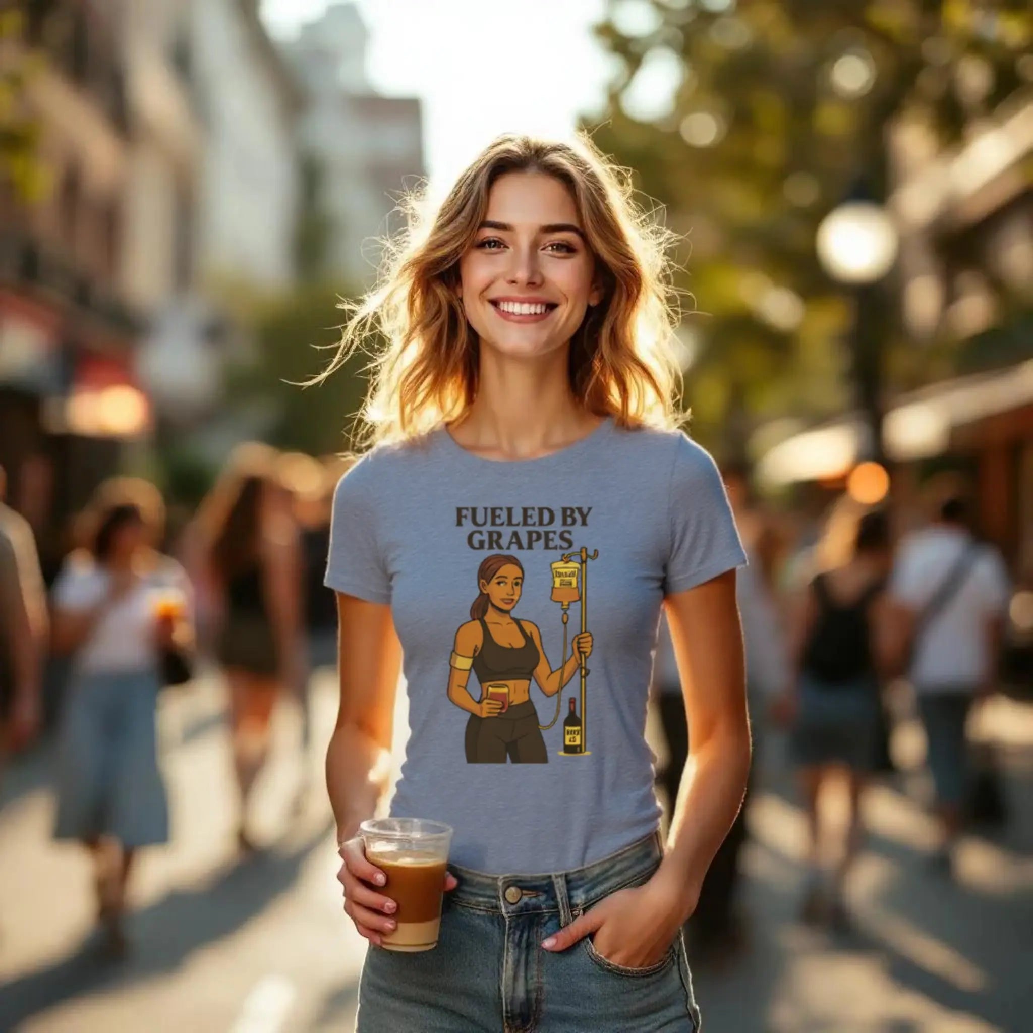 Cozy wine night tee for women who snack, sip, and skip the drama. Comfy vibes, bougie energy.