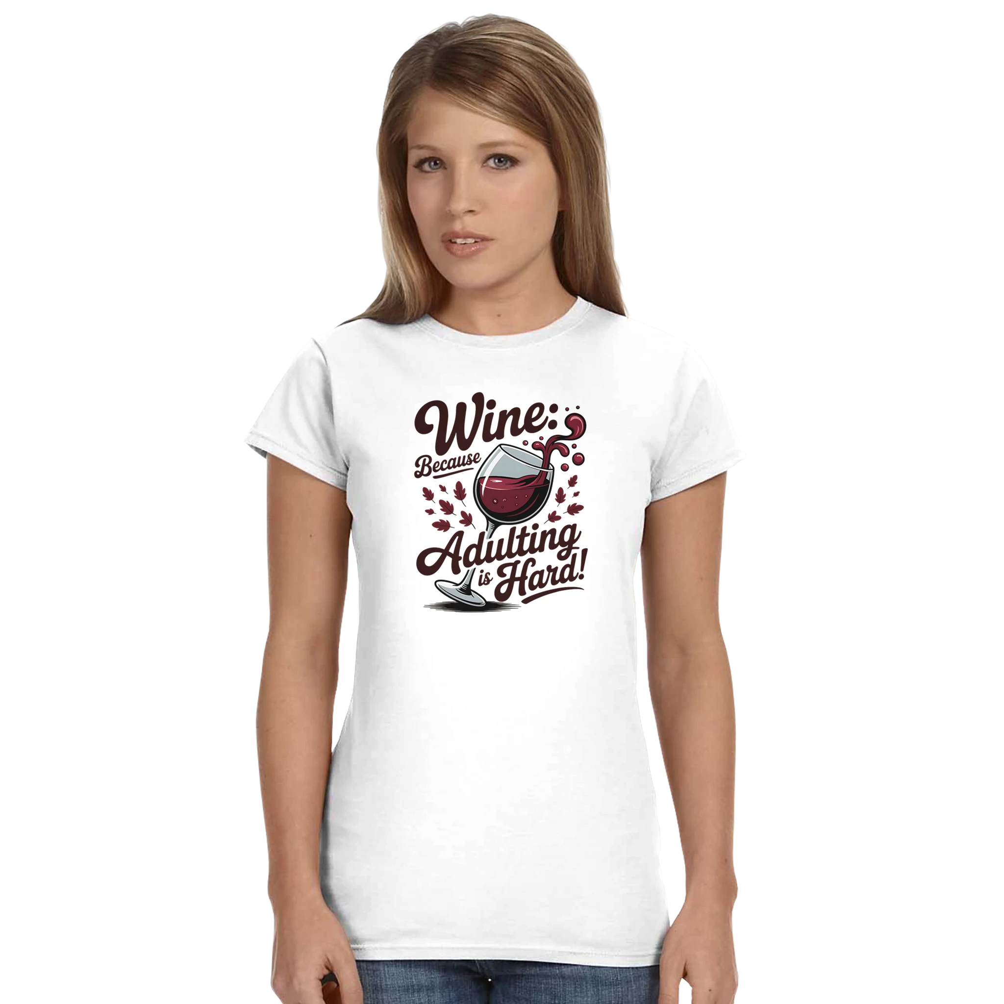 Cozy wine night tee for women who snack, sip, and skip the drama. Comfy vibes, bougie energy.