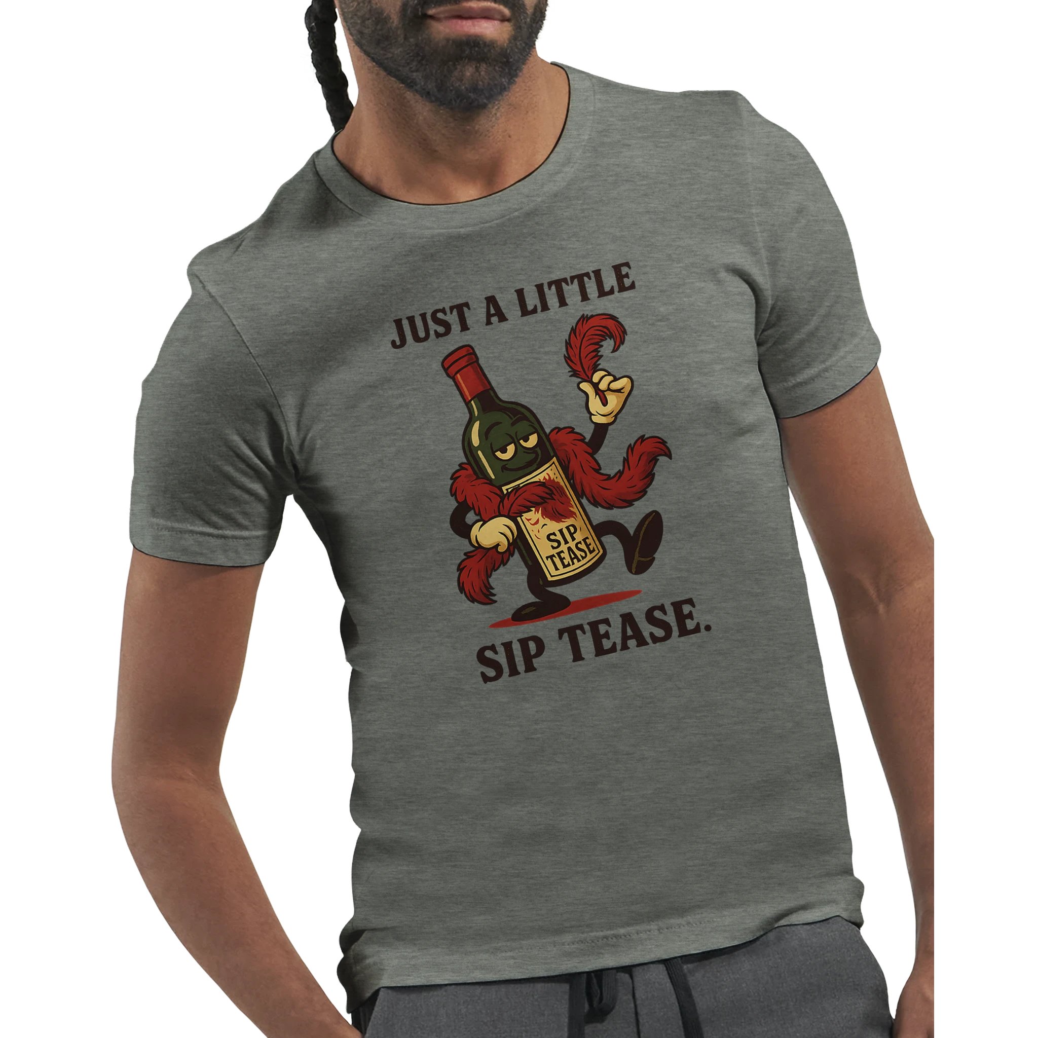 Retro sarcasm wine shirt – unfiltered and proud