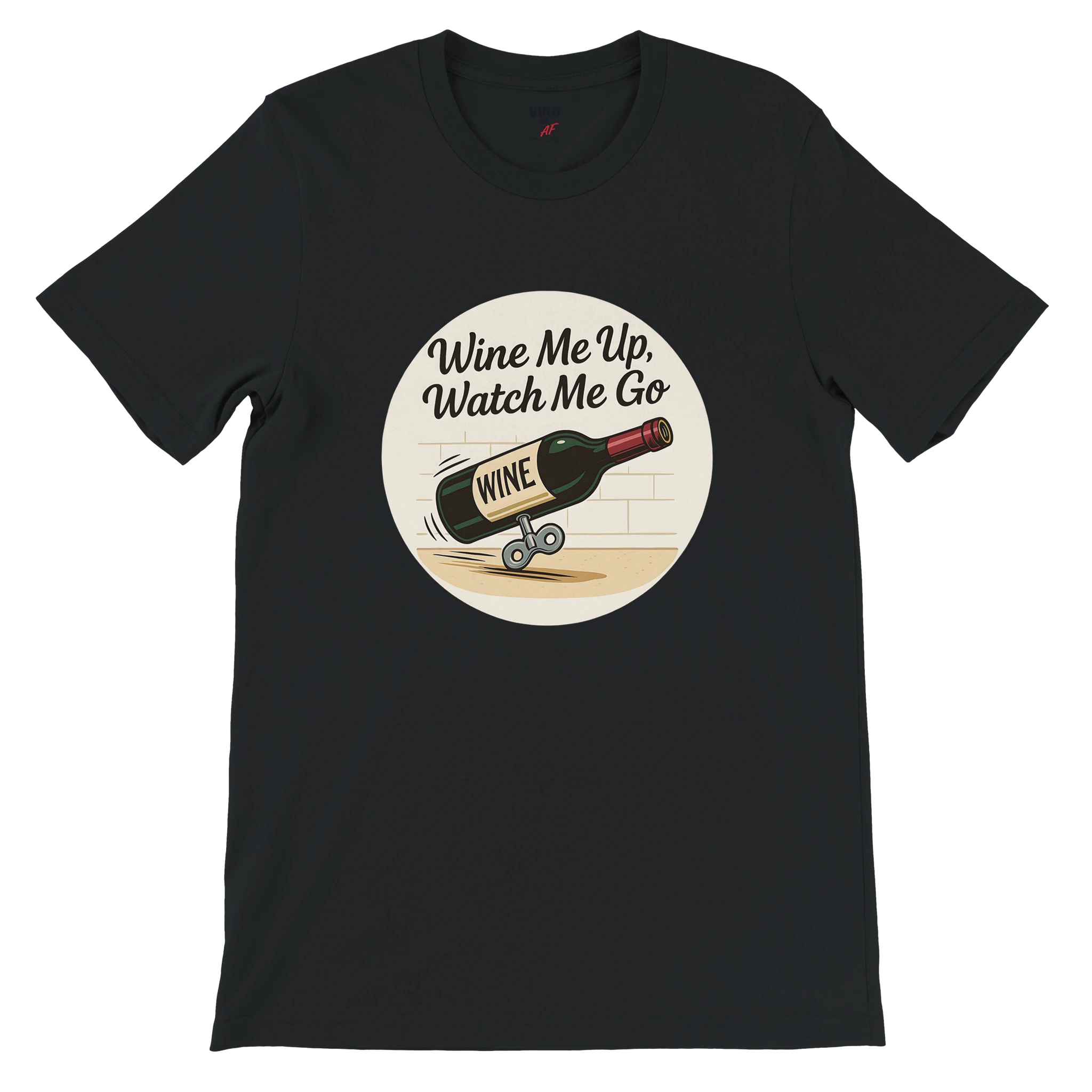 Retro sarcasm wine shirt – unfiltered and proud