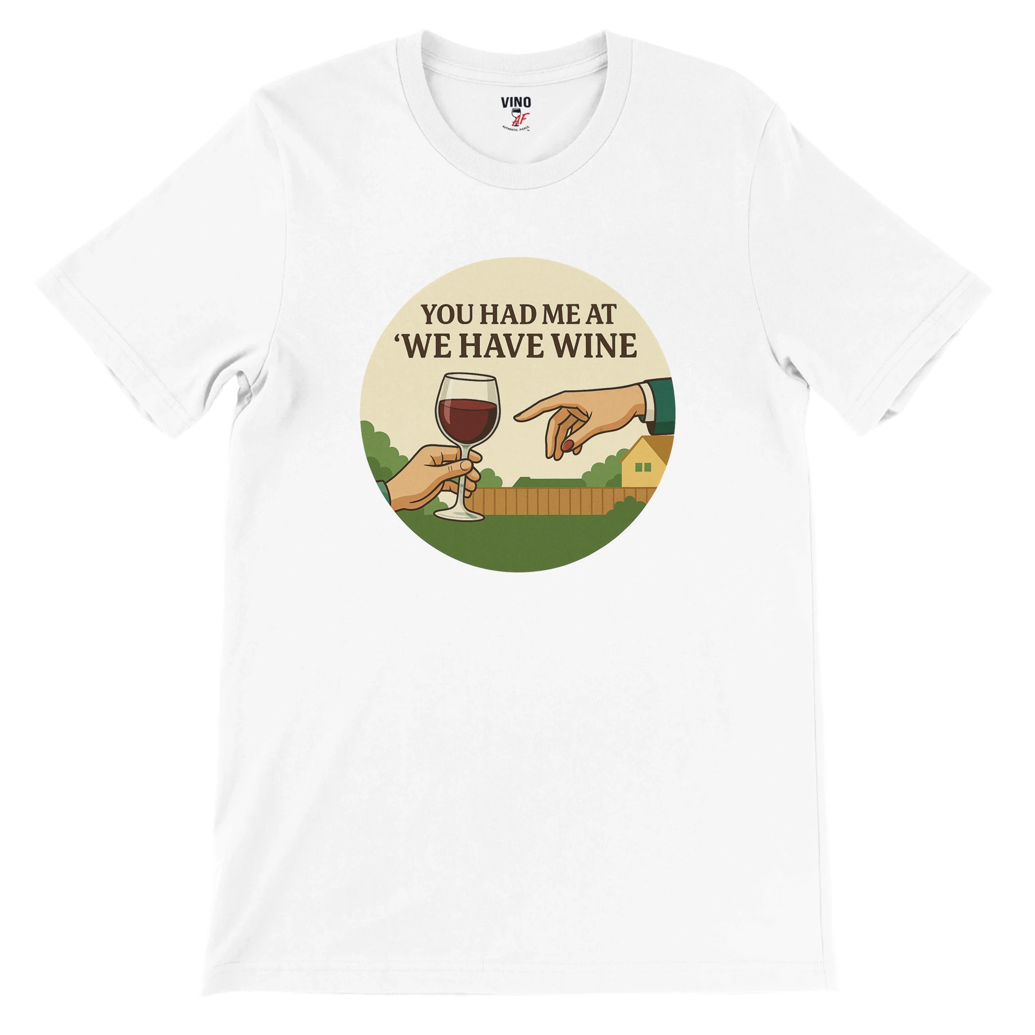 Retro sarcasm wine shirt – unfiltered and proud