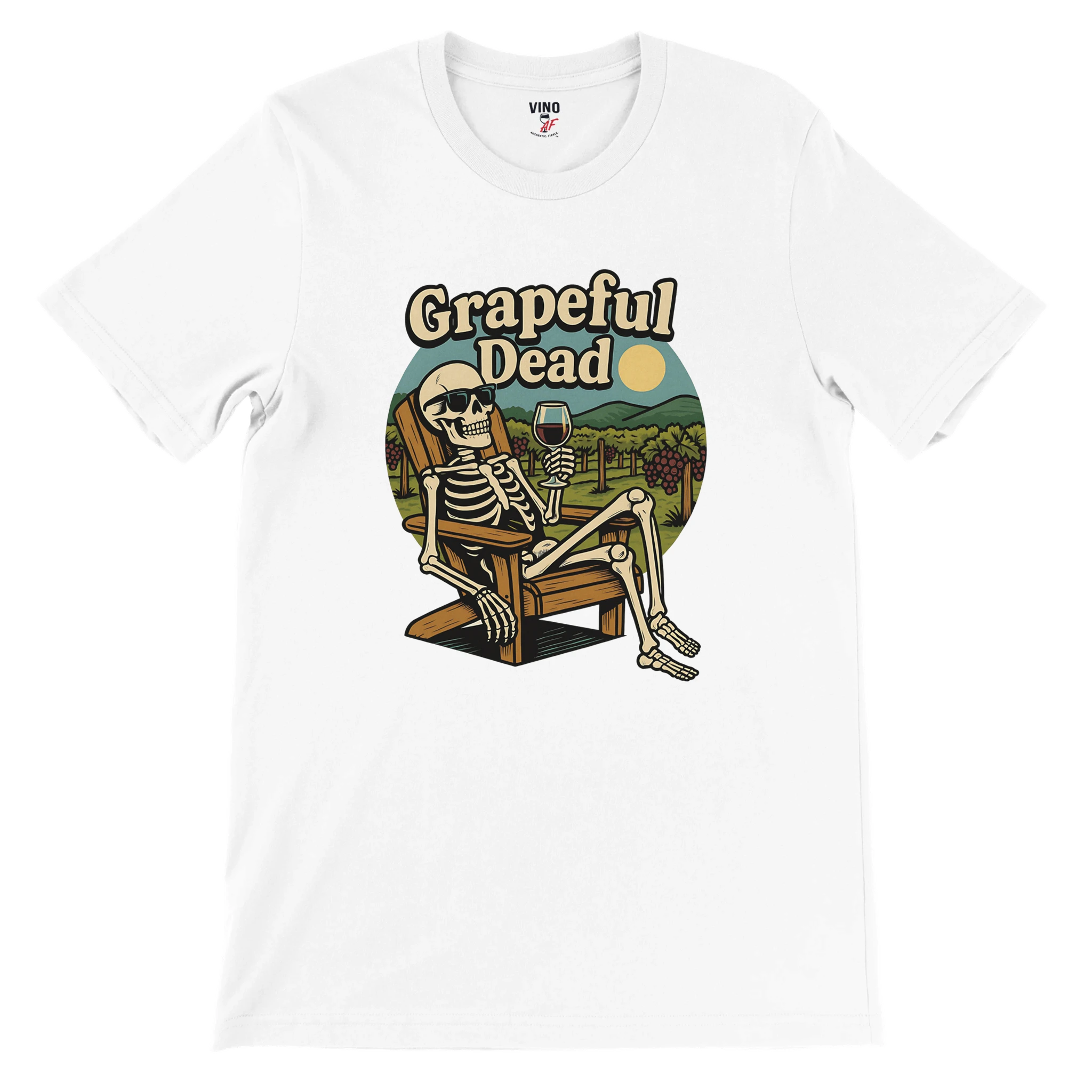 Retro sarcasm wine shirt – unfiltered and proud