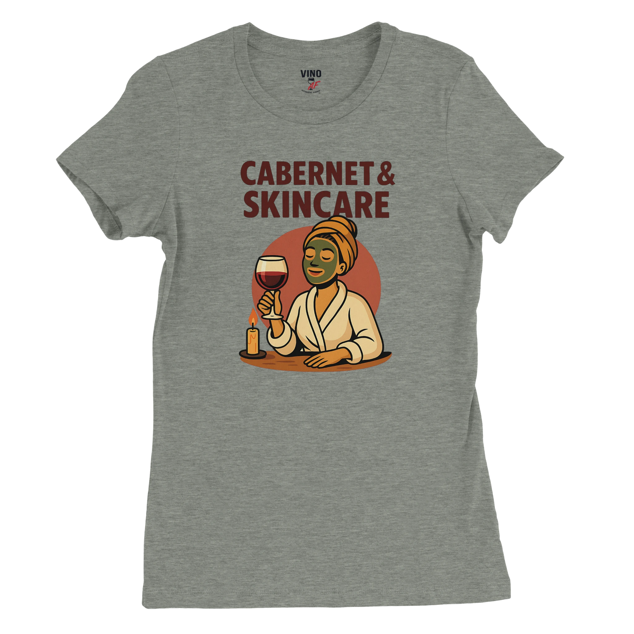 Cozy wine night tee for women who snack, sip, and skip the drama. Comfy vibes, bougie energy.