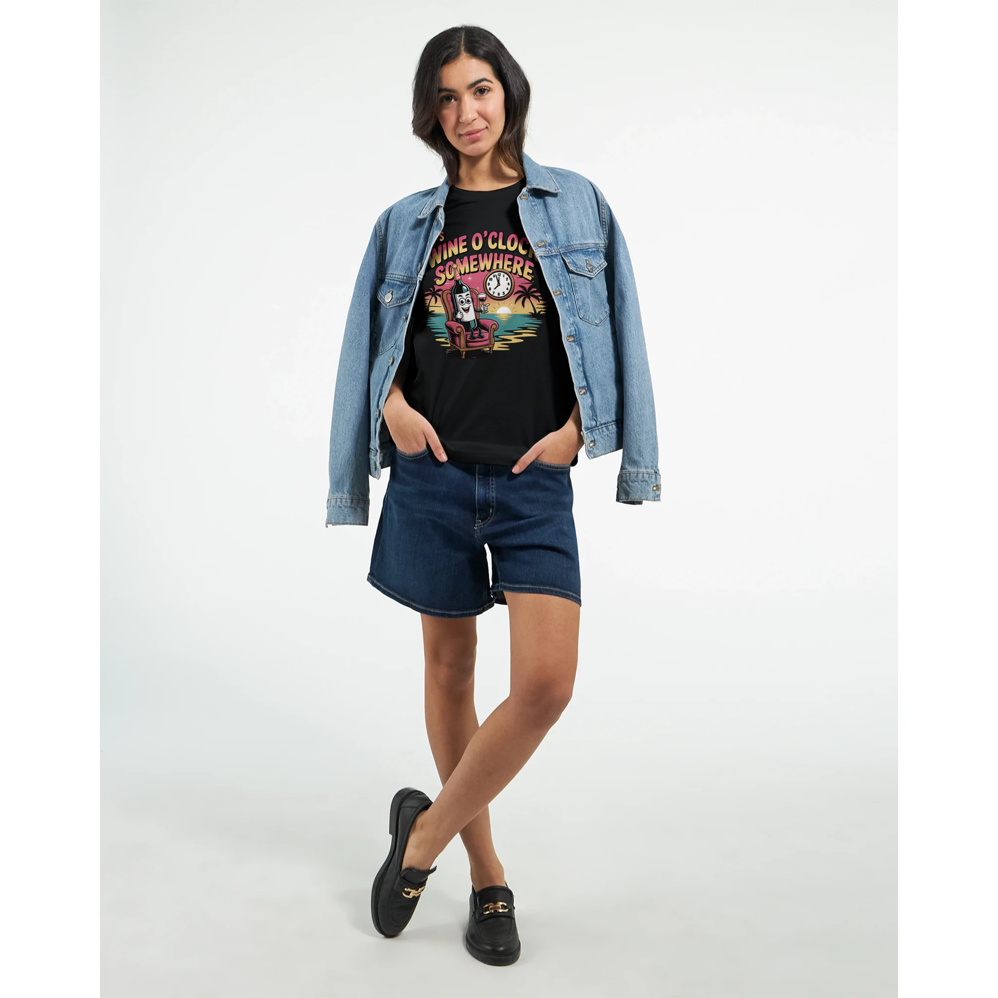 Retro sarcasm wine shirt – unfiltered and proud