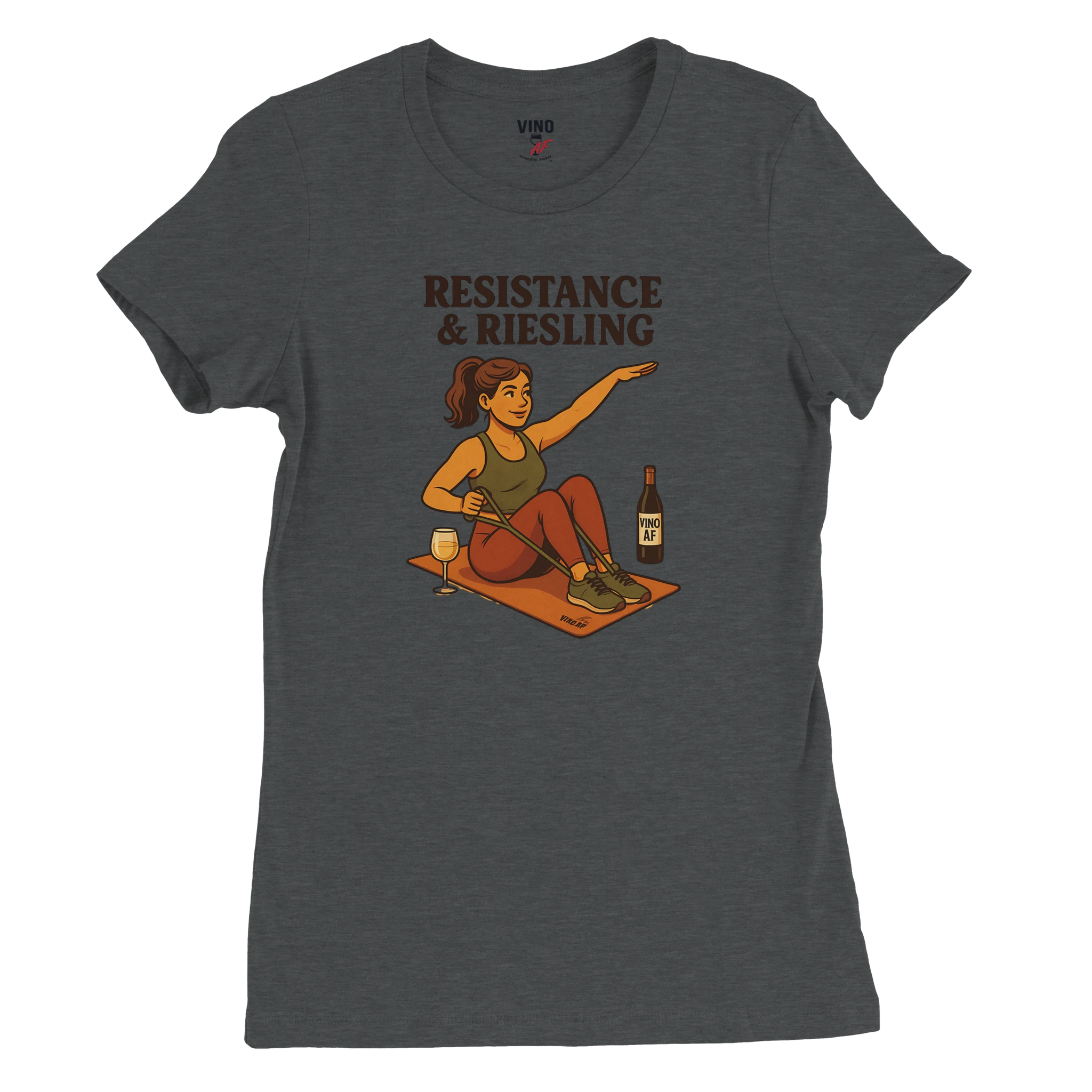 Cozy wine night tee for women who snack, sip, and skip the drama. Comfy vibes, bougie energy.