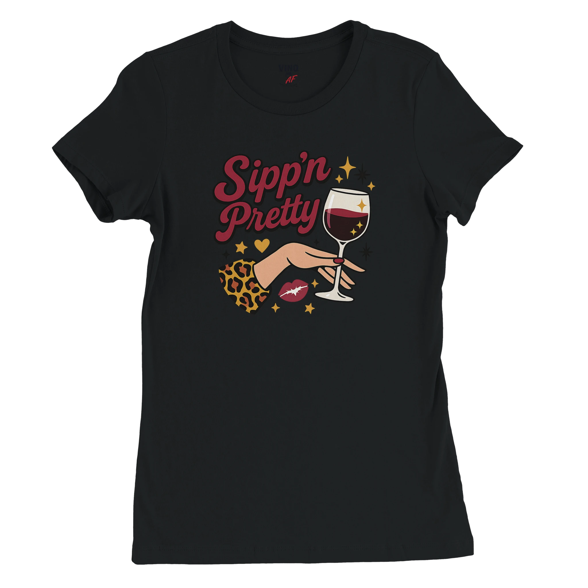 Cozy wine night tee for women who snack, sip, and skip the drama. Comfy vibes, bougie energy.