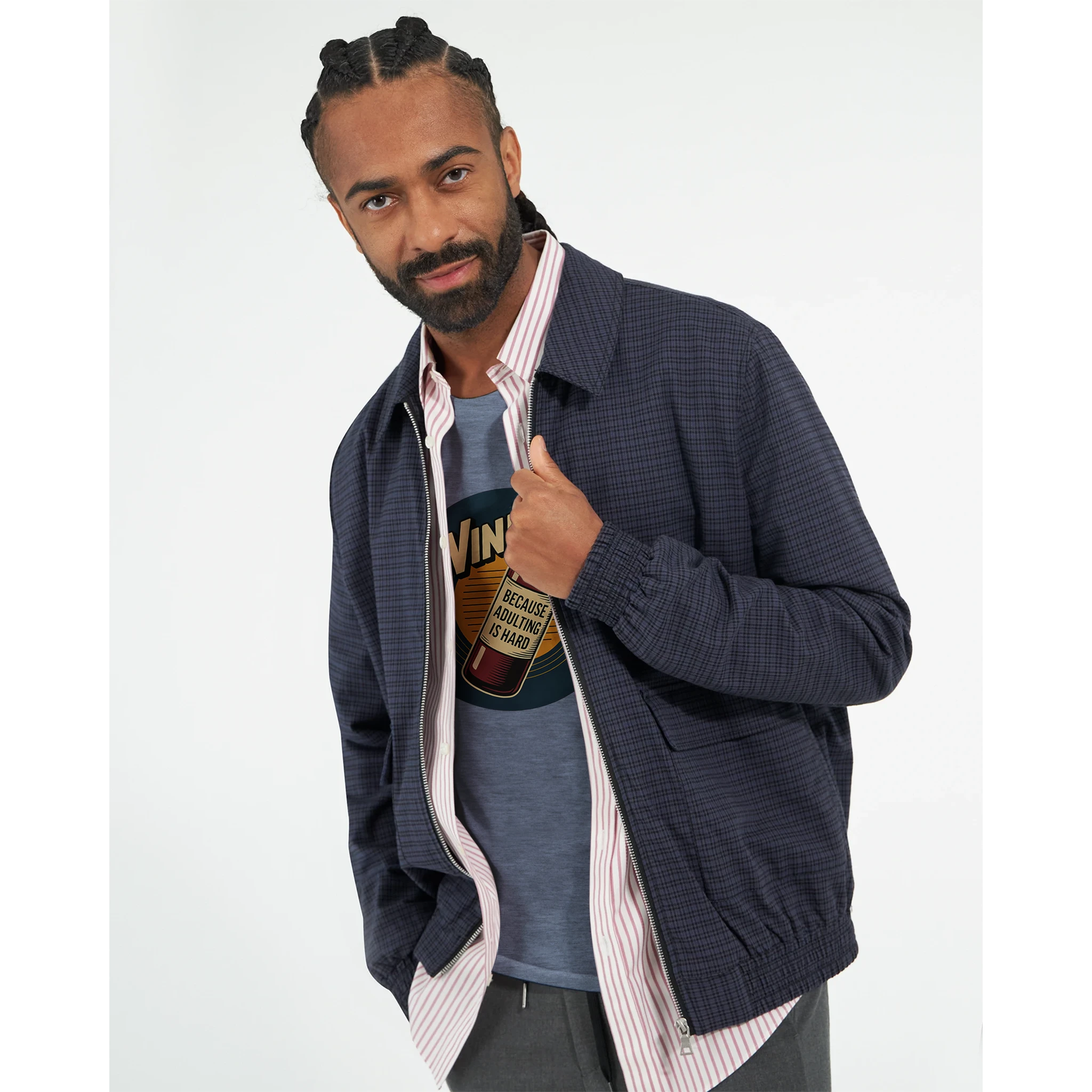 Retro sarcasm wine shirt – unfiltered and proud