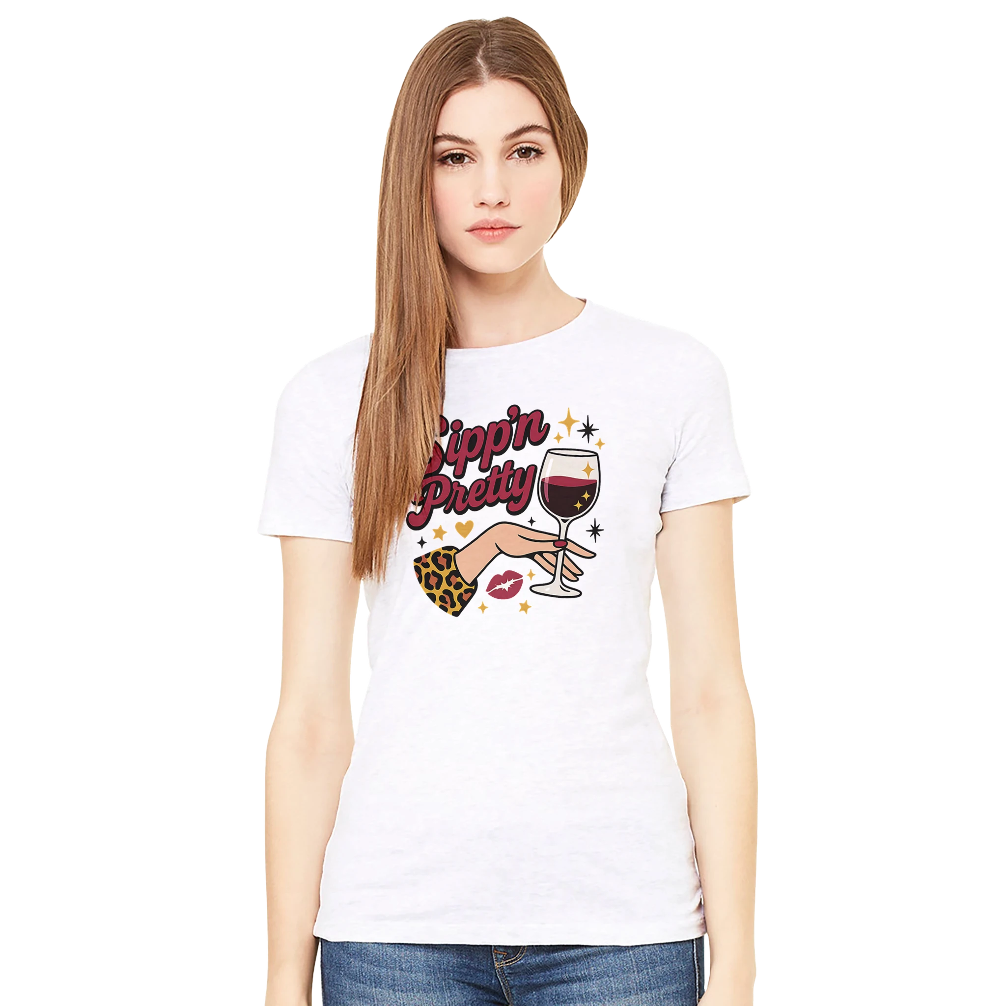 Cozy wine night tee for women who snack, sip, and skip the drama. Comfy vibes, bougie energy.