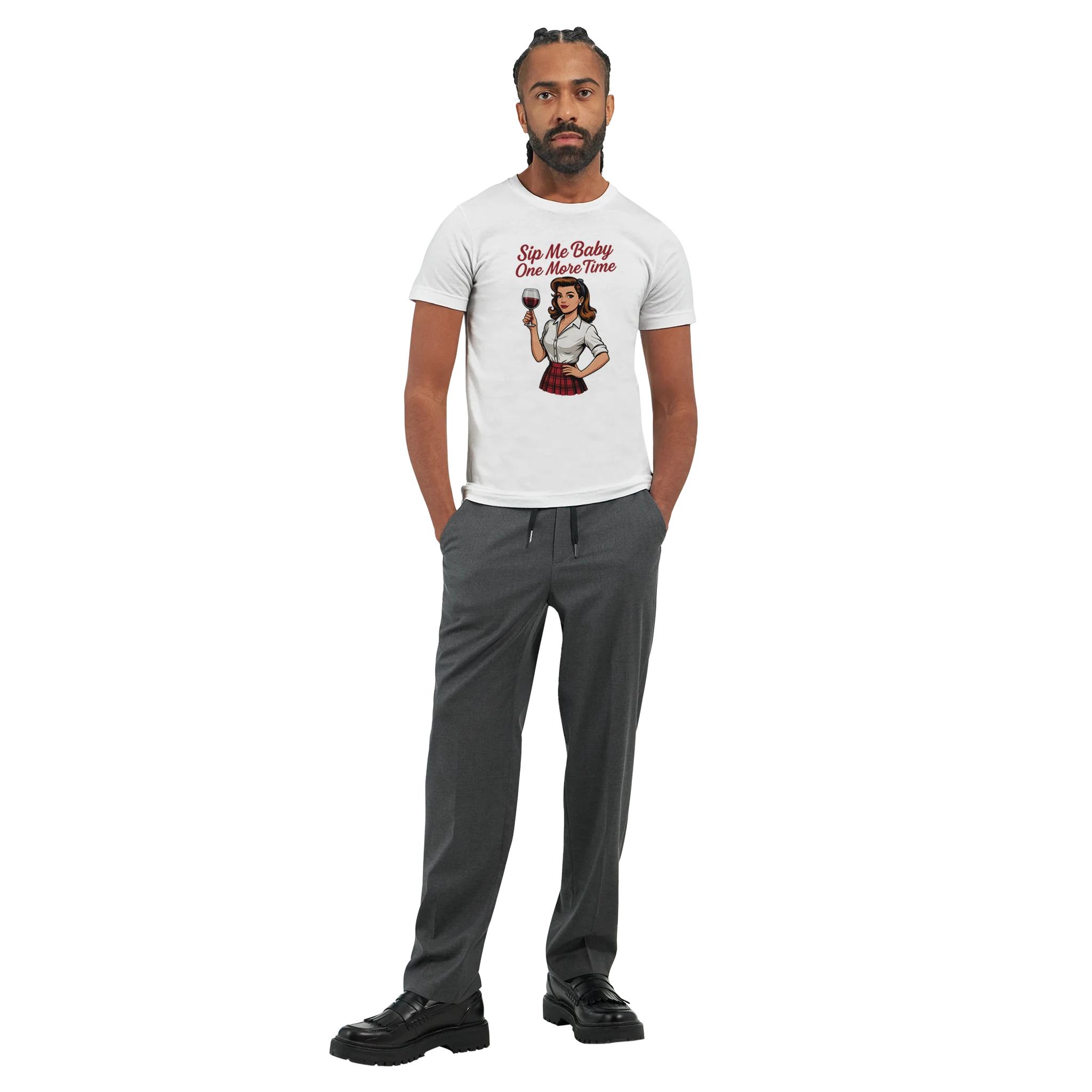 Retro sarcasm wine shirt â unfiltered and proud