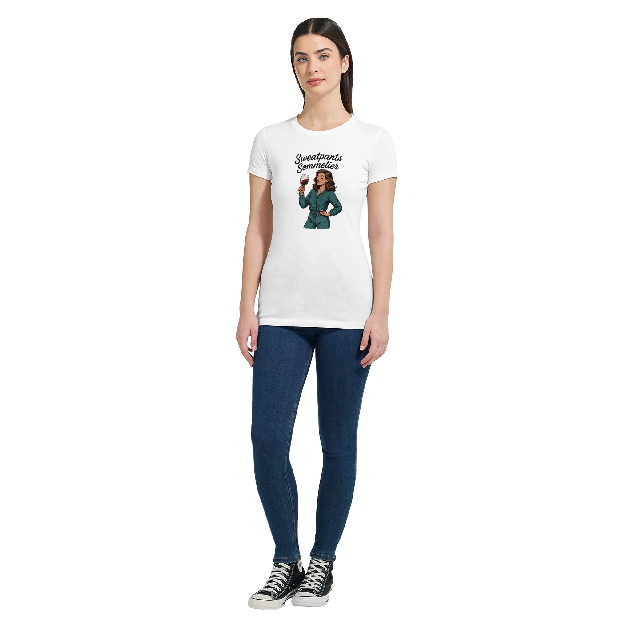 Cozy wine night tee for women who snack, sip, and skip the drama. Comfy vibes, bougie energy.