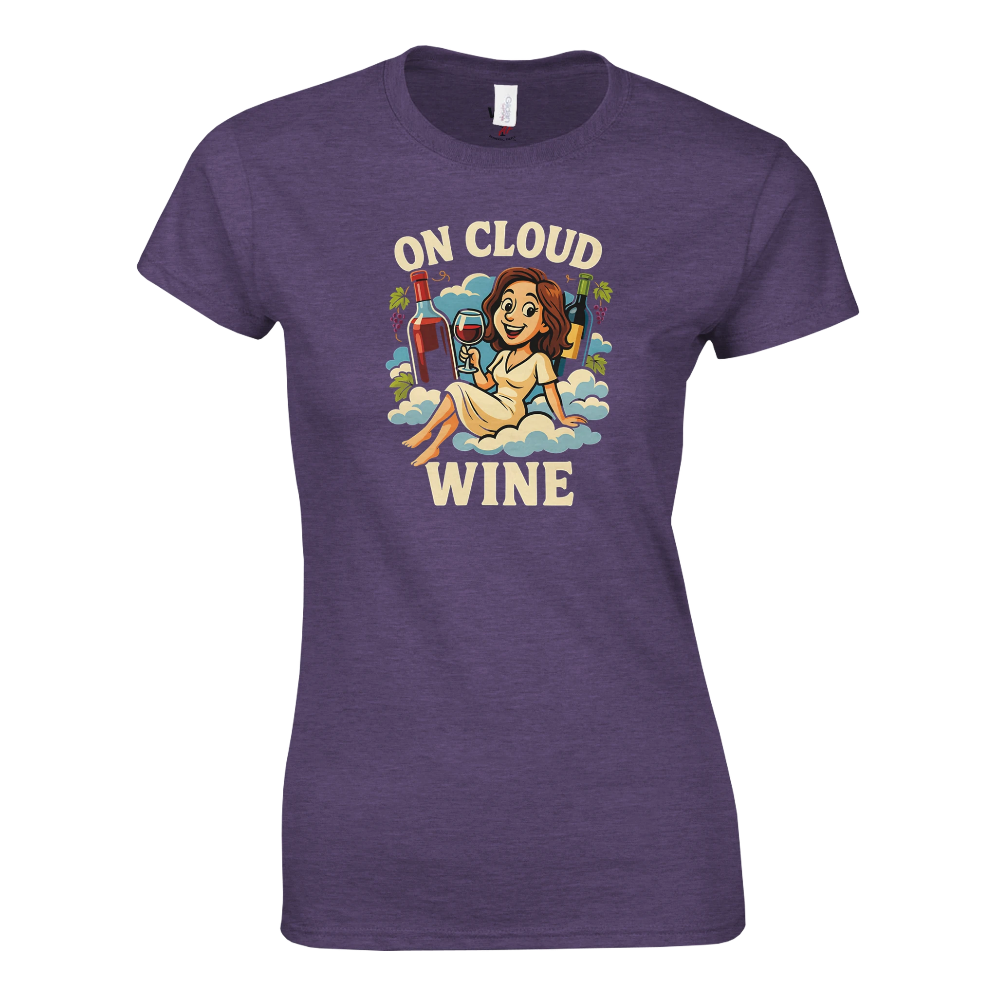 Cozy wine night tee for women who snack, sip, and skip the drama. Comfy vibes, bougie energy.