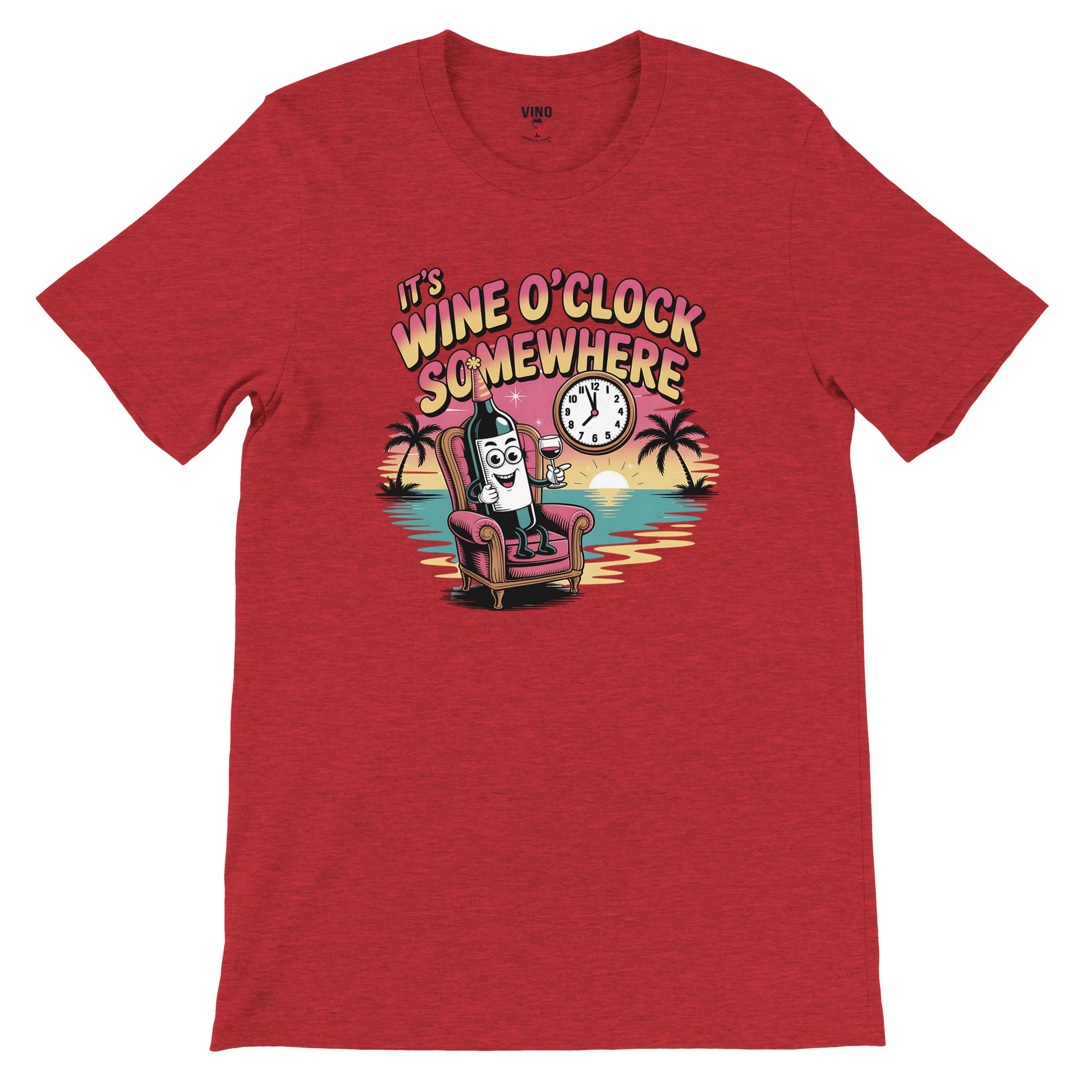 Retro sarcasm wine shirt – unfiltered and proud