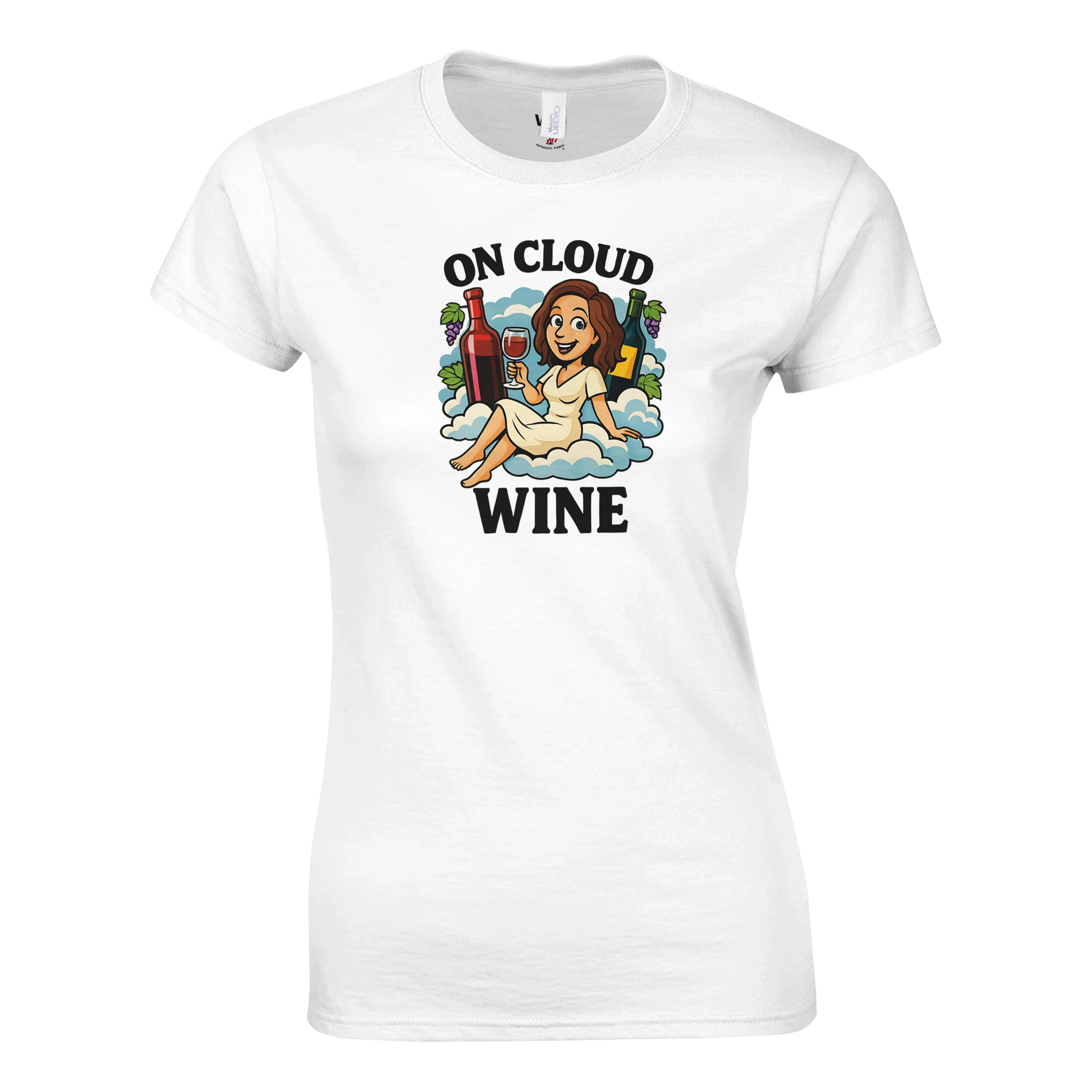 Cozy wine night tee for women who snack, sip, and skip the drama. Comfy vibes, bougie energy.