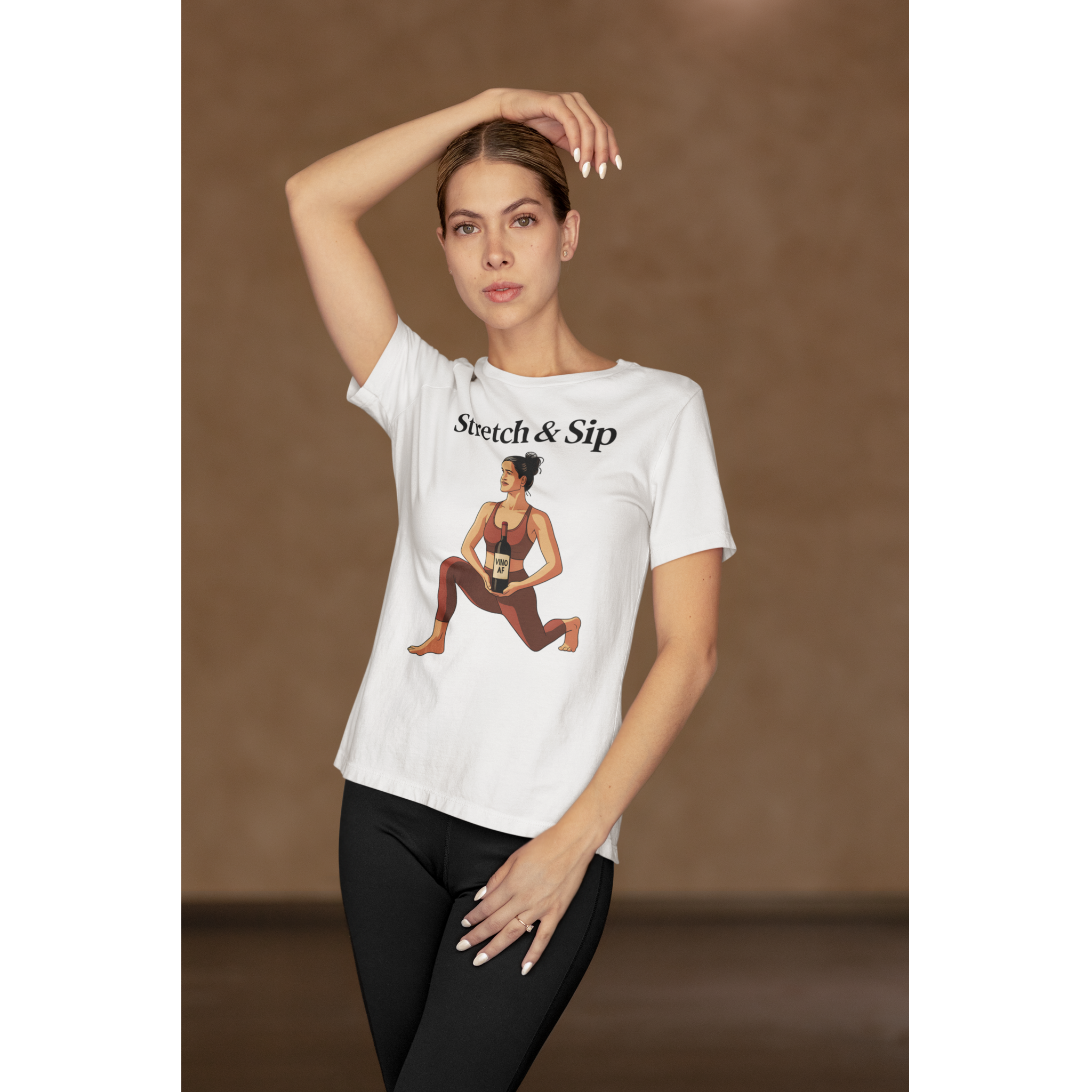 Cozy wine night tee for women who snack, sip, and skip the drama. Comfy vibes, bougie energy.