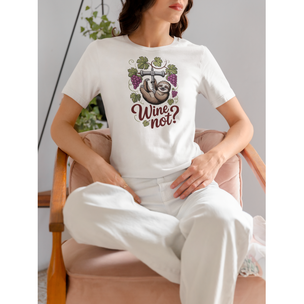 Cozy wine night tee for women who snack, sip, and skip the drama. Comfy vibes, bougie energy.