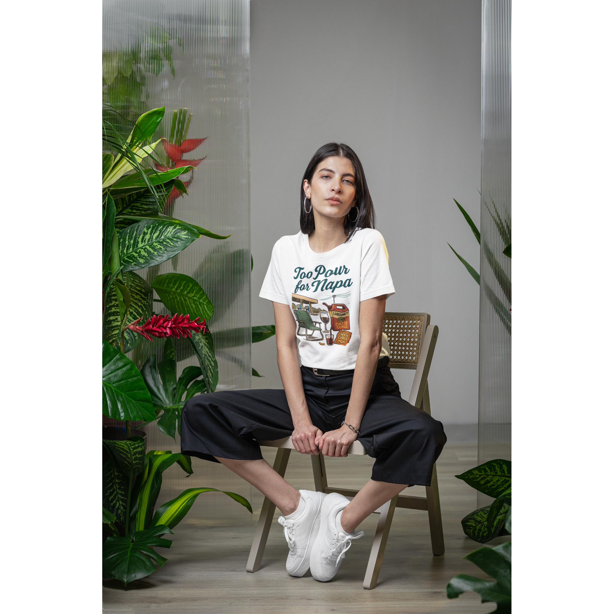 Retro sarcasm wine shirt â unfiltered and proud