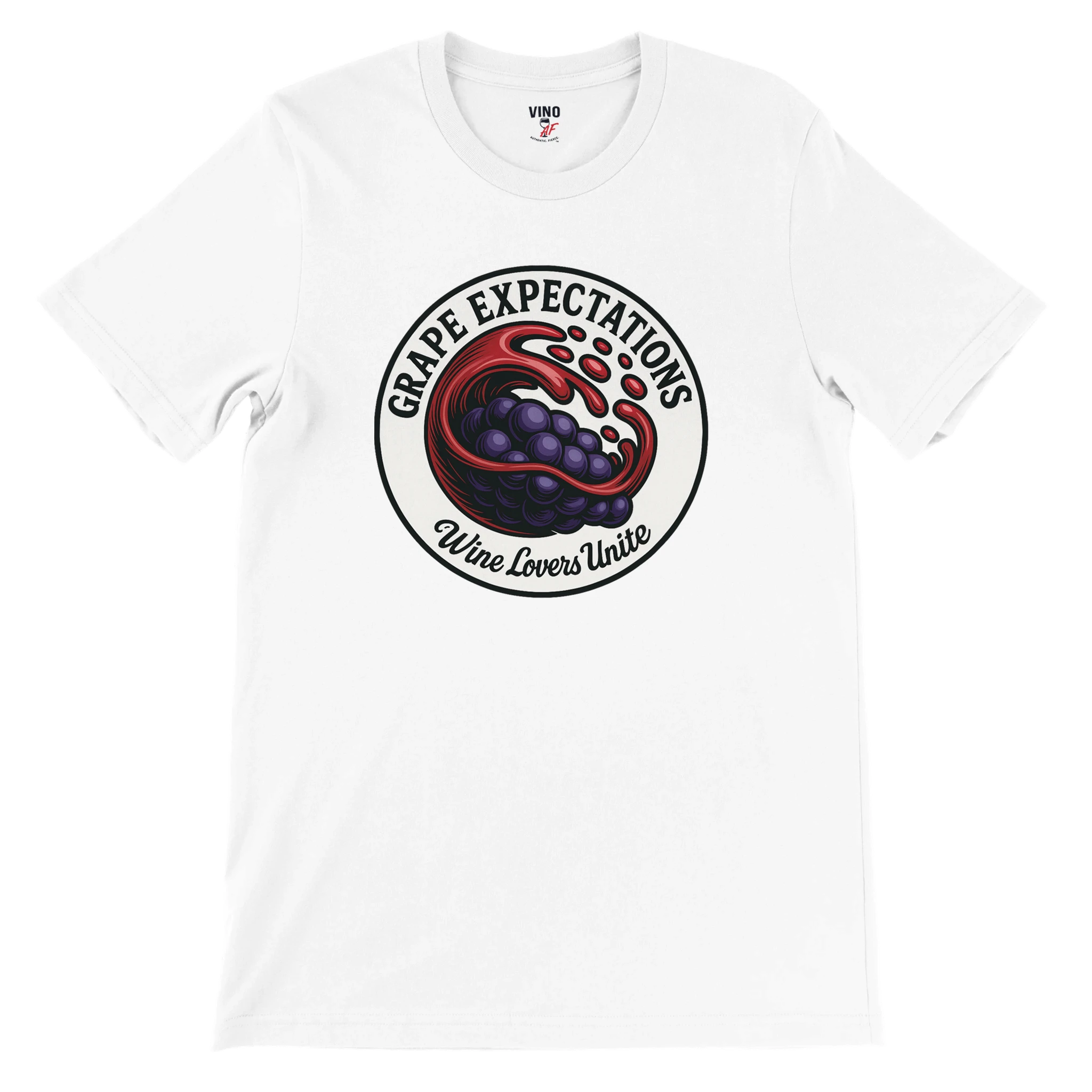 Retro sarcasm wine shirt – unfiltered and proud