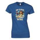 Cozy wine night tee for women who snack, sip, and skip the drama. Comfy vibes, bougie energy.