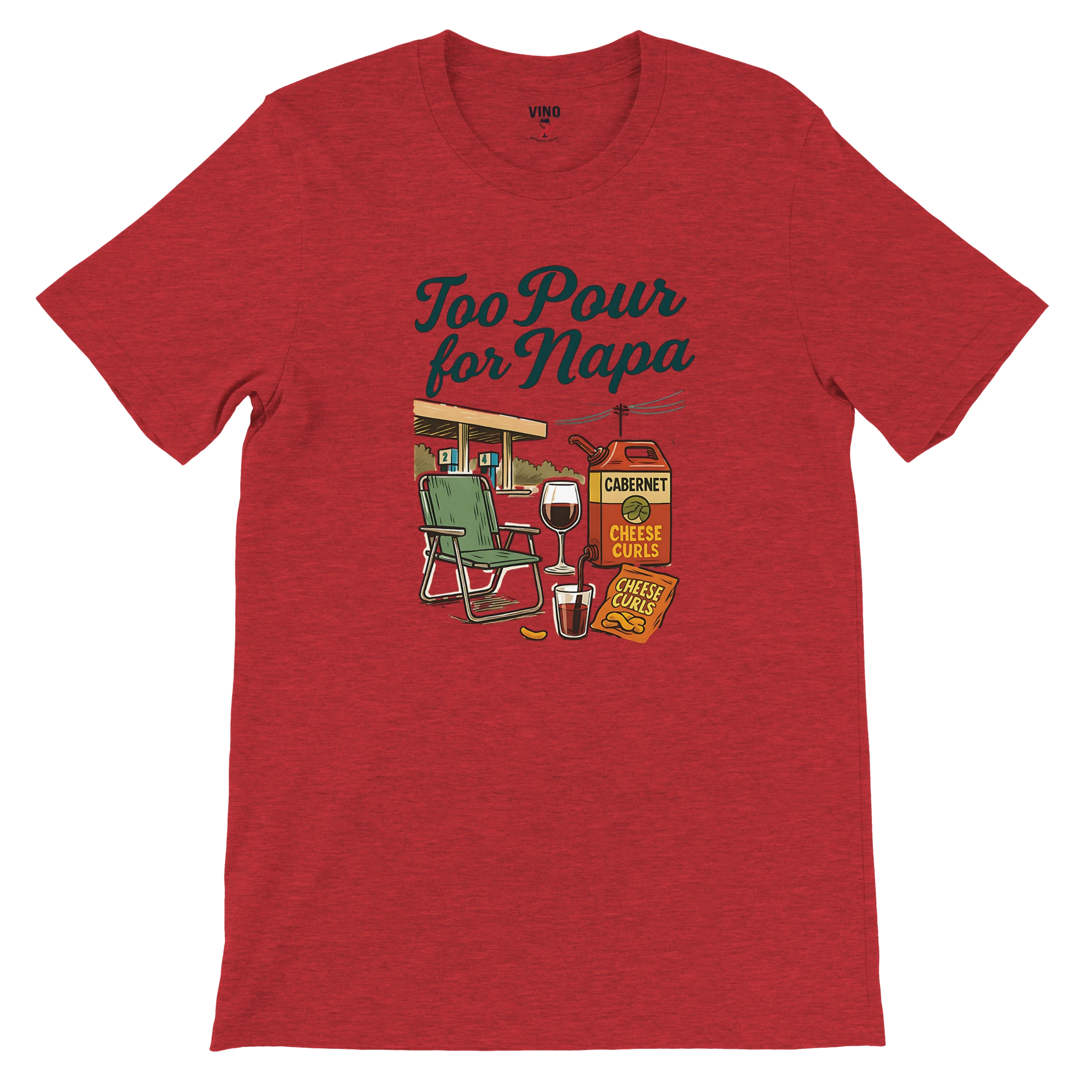 Retro sarcasm wine shirt – unfiltered and proud