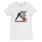 Cozy wine night tee for women who snack, sip, and skip the drama. Comfy vibes, bougie energy.