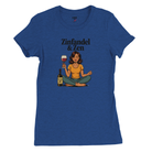 Cozy wine night tee for women who snack, sip, and skip the drama. Comfy vibes, bougie energy.