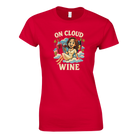 Cozy wine night tee for women who snack, sip, and skip the drama. Comfy vibes, bougie energy.