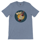 Retro sarcasm wine shirt – unfiltered and proud