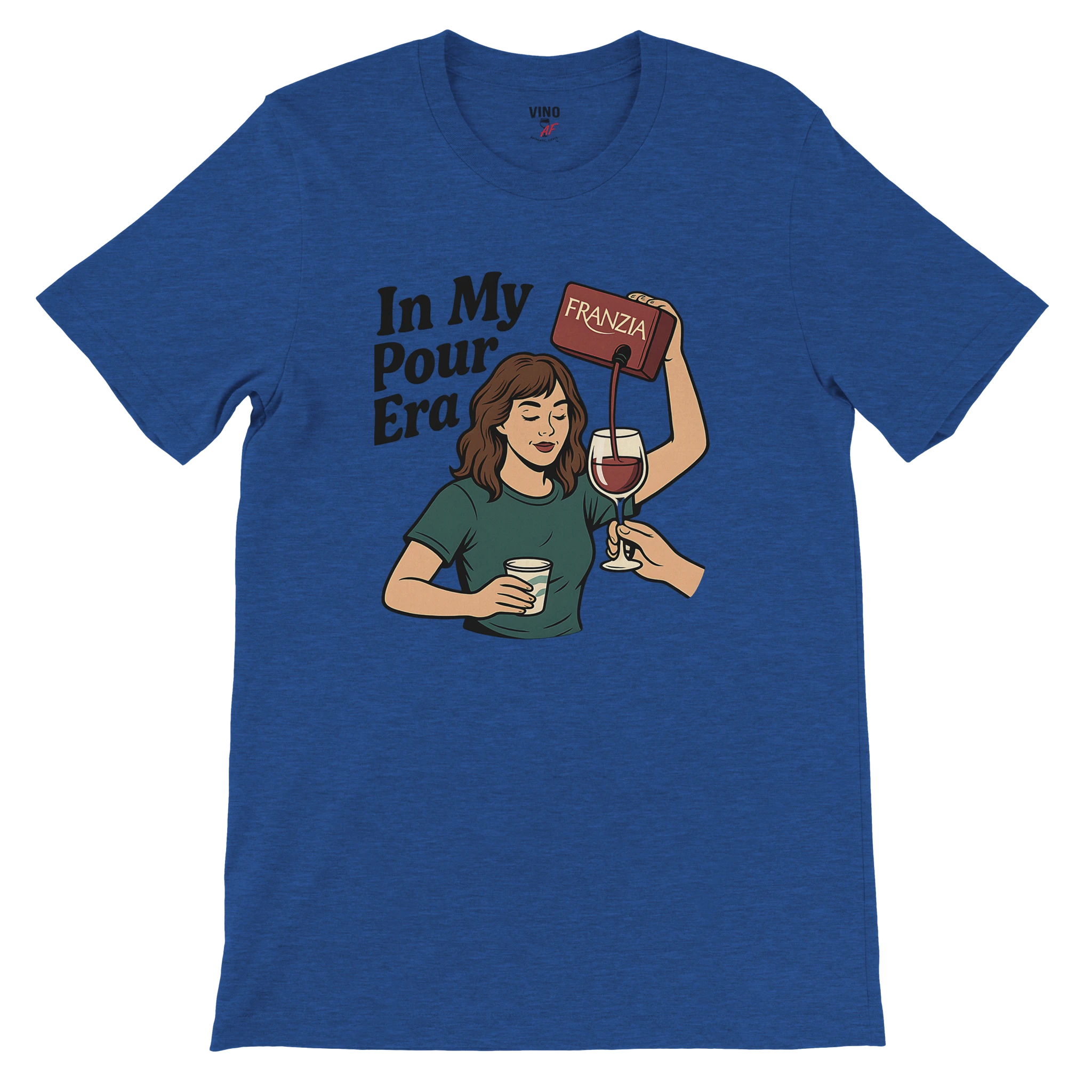 Retro sarcasm wine shirt – unfiltered and proud